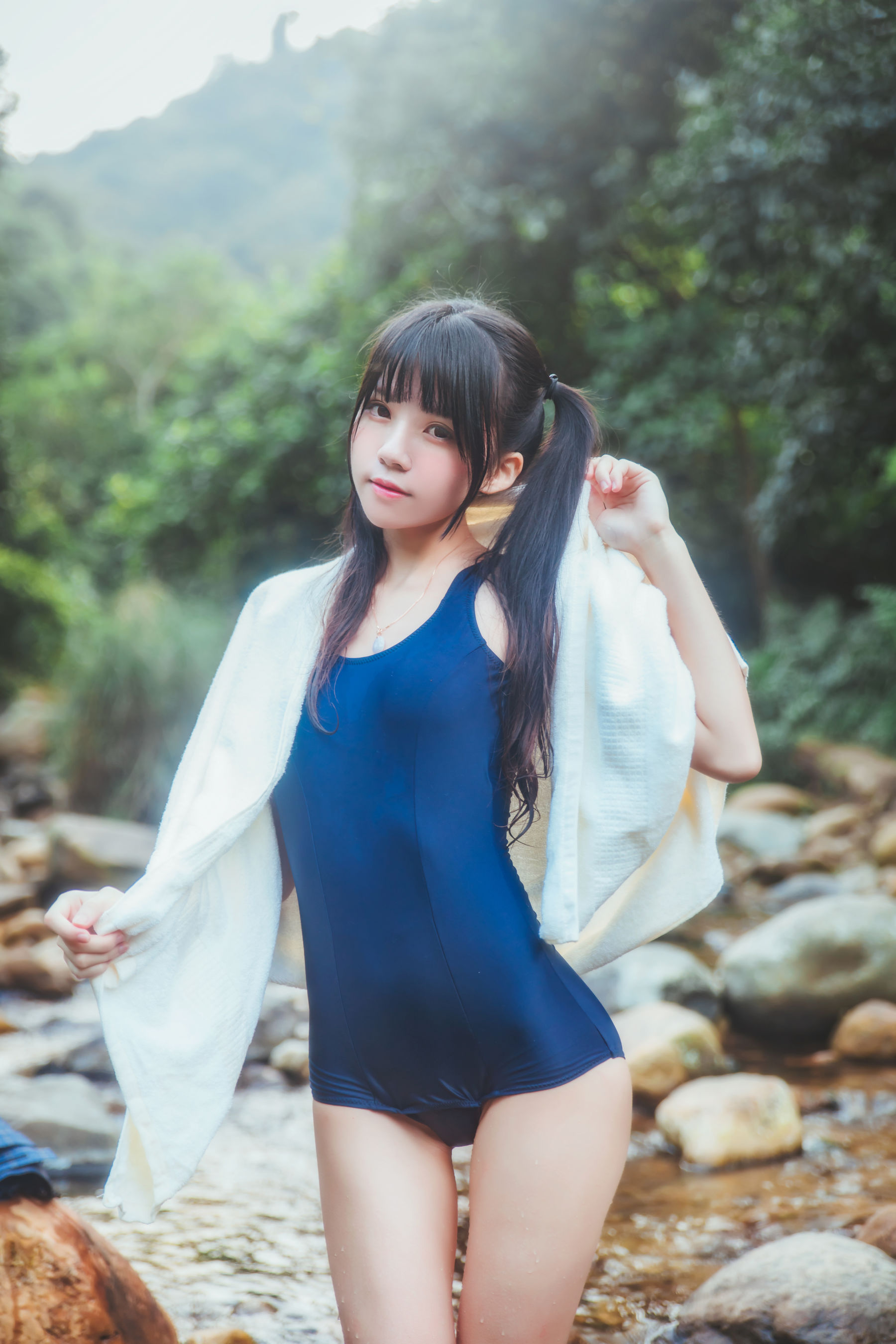 [萝莉COS] 桜桃喵《校服少女COSPLAY湿身系列》 Cosplay-第20张