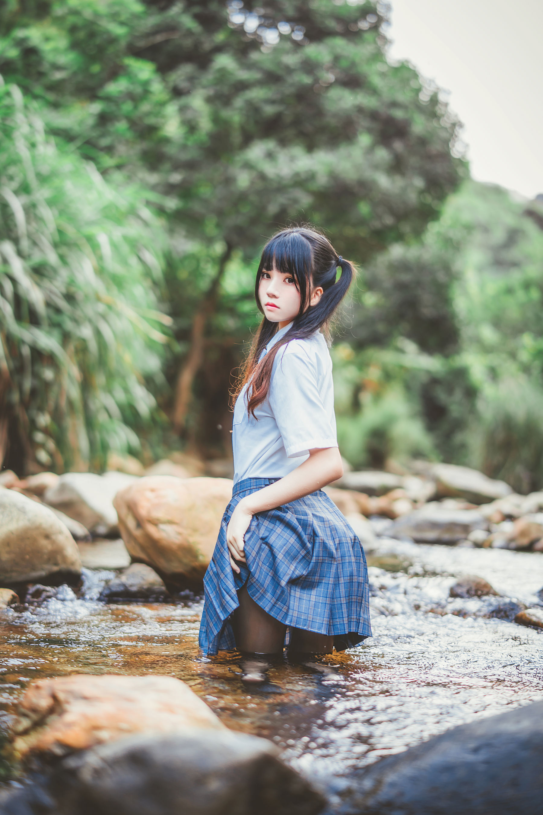 [萝莉COS] 桜桃喵《校服少女COSPLAY湿身系列》 Cosplay-第26张