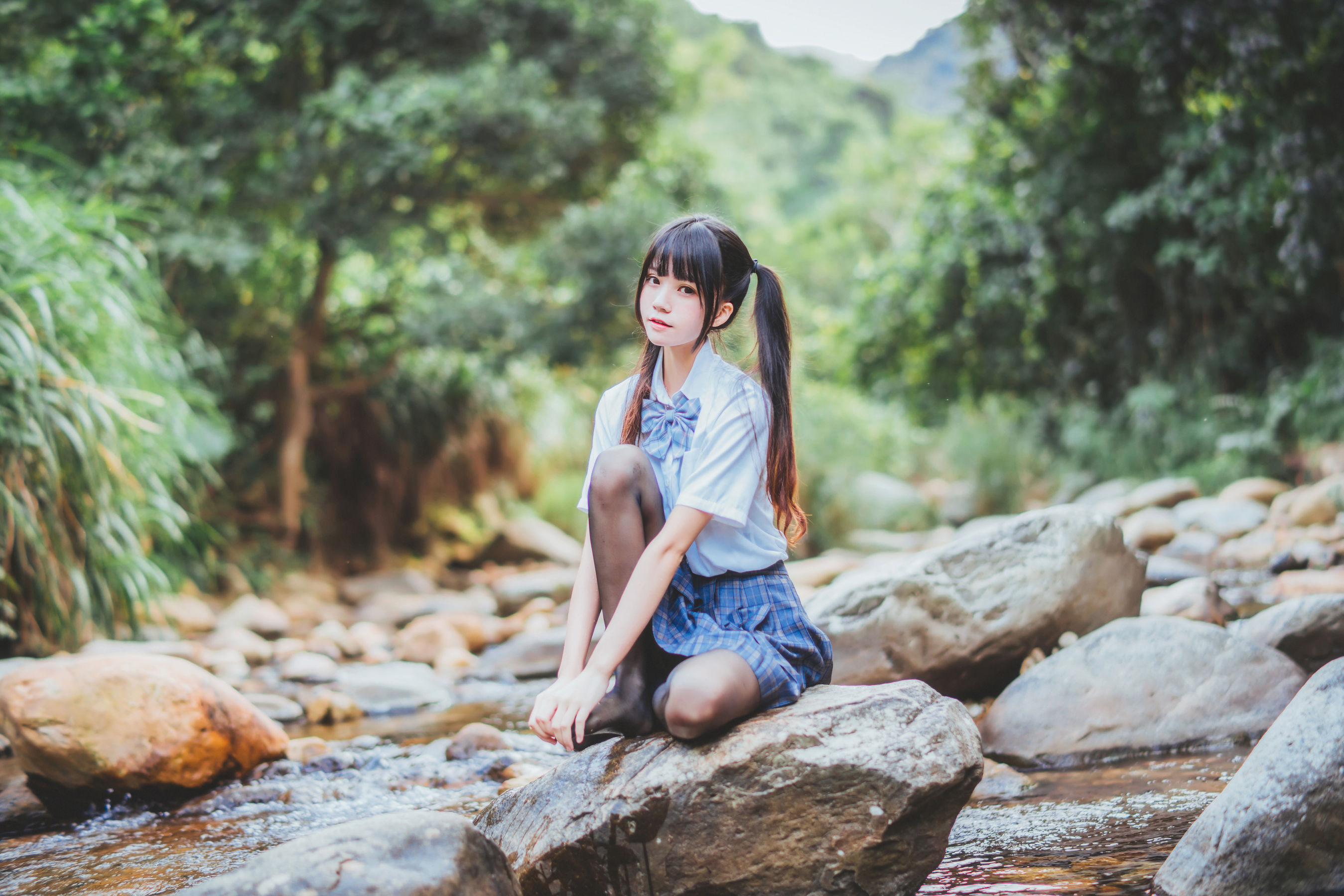 [萝莉COS] 桜桃喵《校服少女COSPLAY湿身系列》 Cosplay-第31张