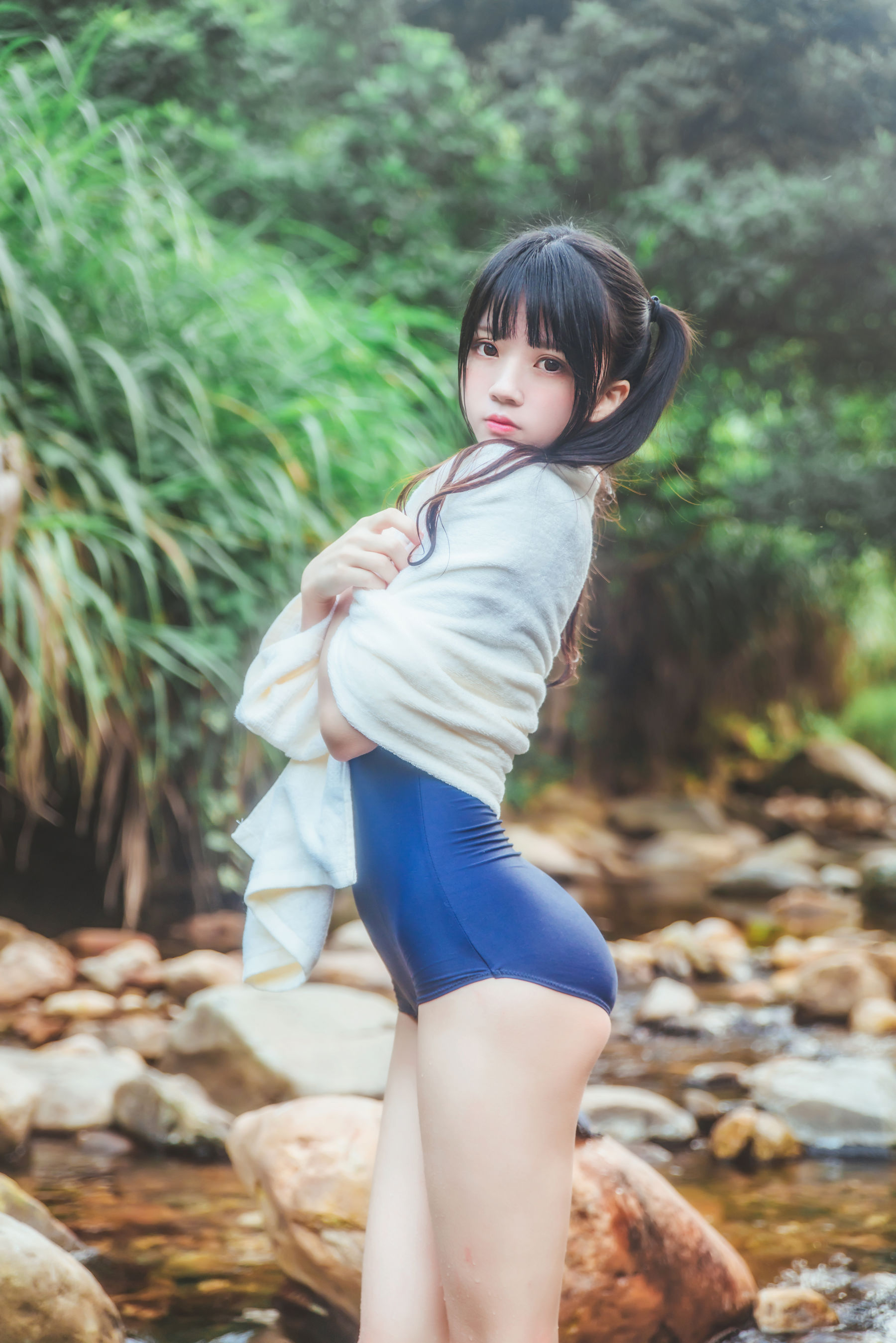 [萝莉COS] 桜桃喵《校服少女COSPLAY湿身系列》 Cosplay-第45张