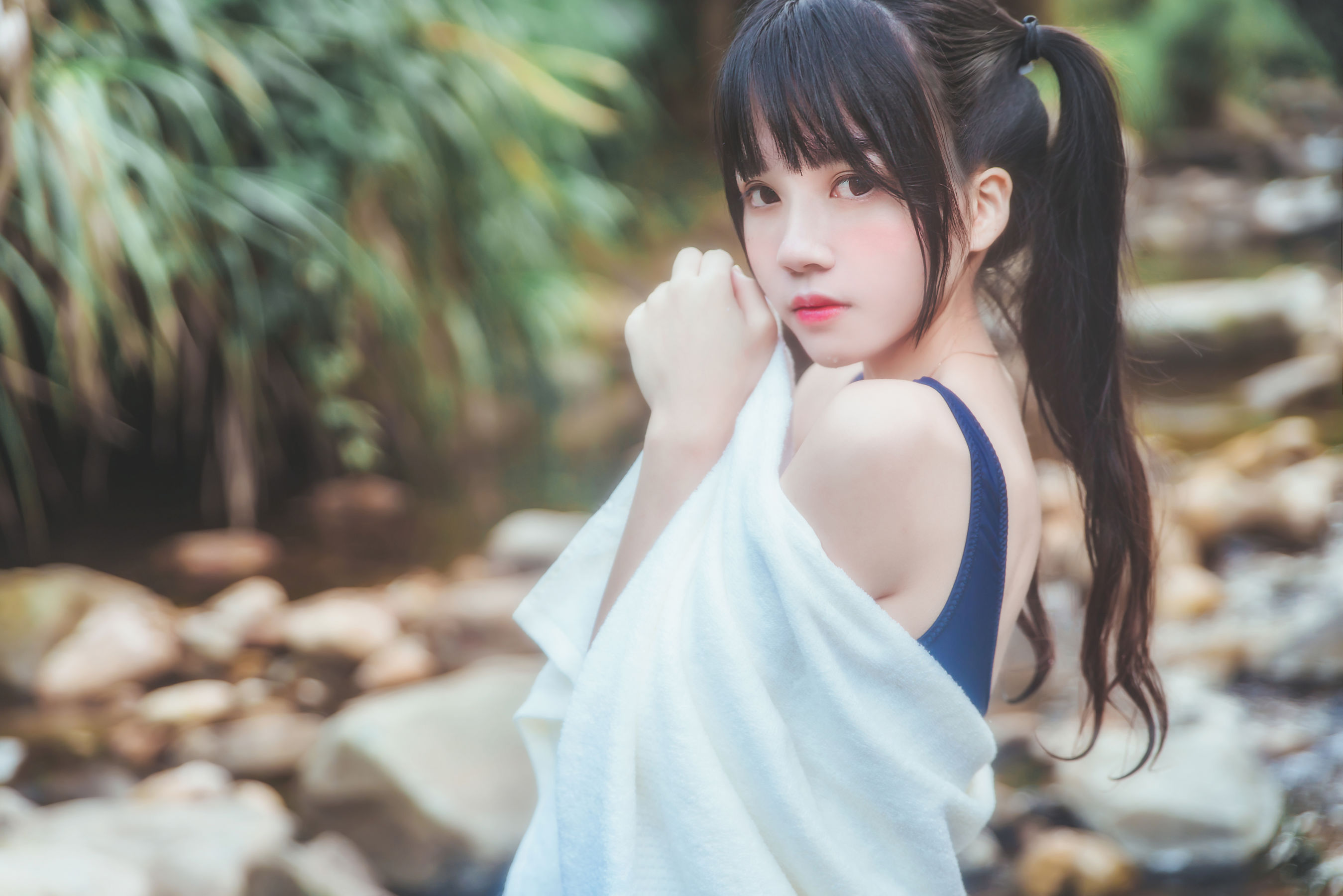 [萝莉COS] 桜桃喵《校服少女COSPLAY湿身系列》 Cosplay-第49张