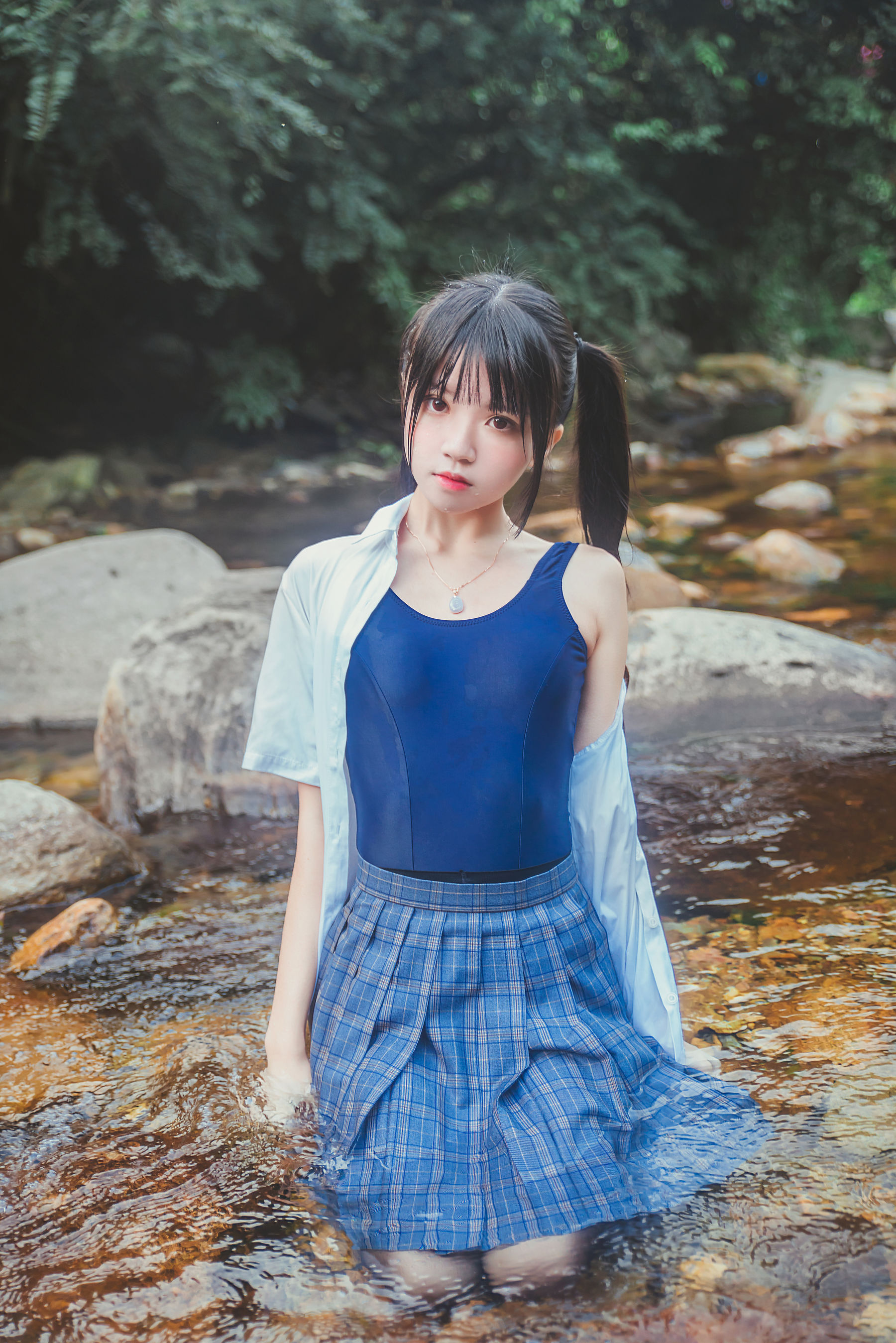[萝莉COS] 桜桃喵《校服少女COSPLAY湿身系列》 Cosplay-第51张
