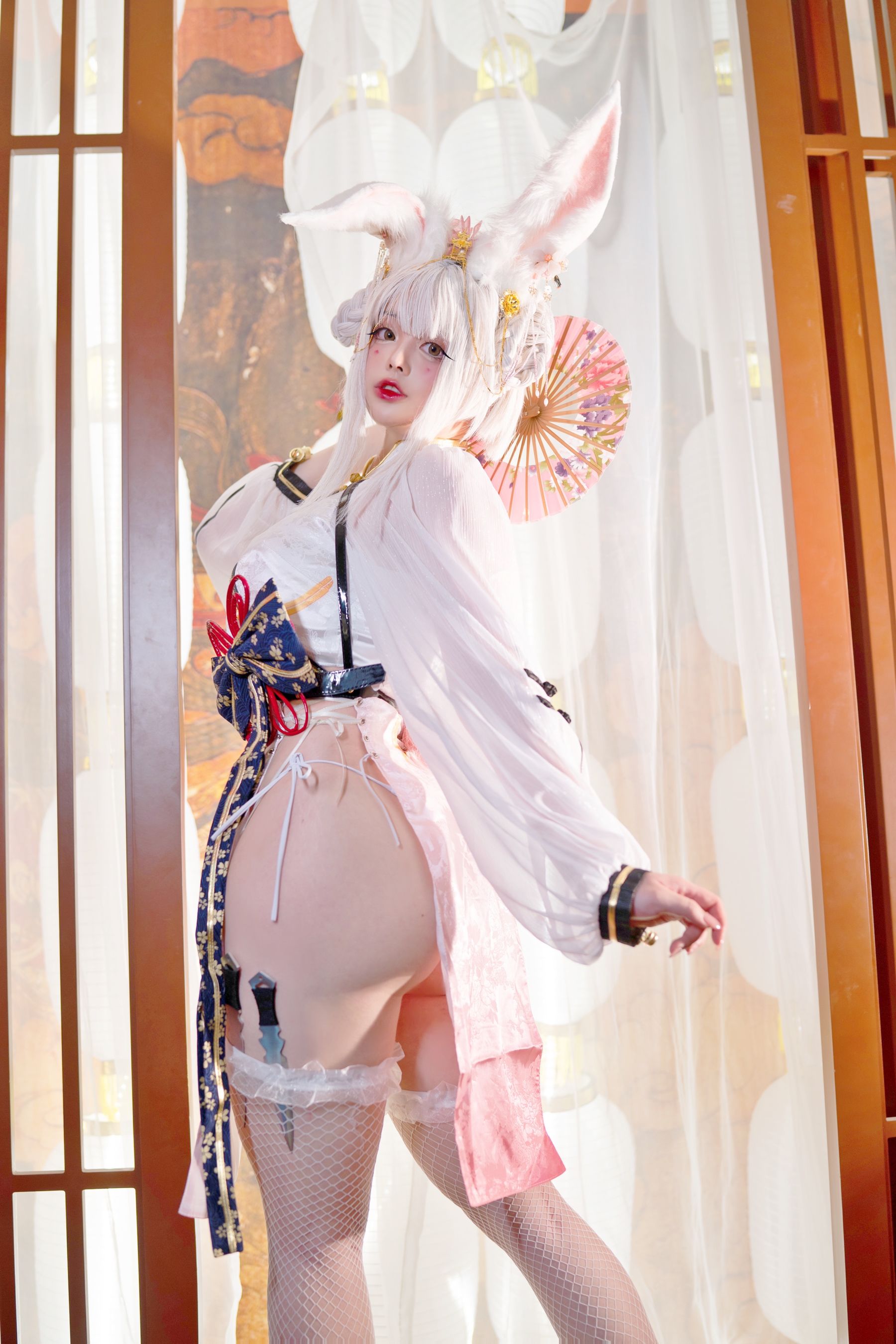 NinJA阿寨寨 – 肉肉大白兔 Cosplay-第27张