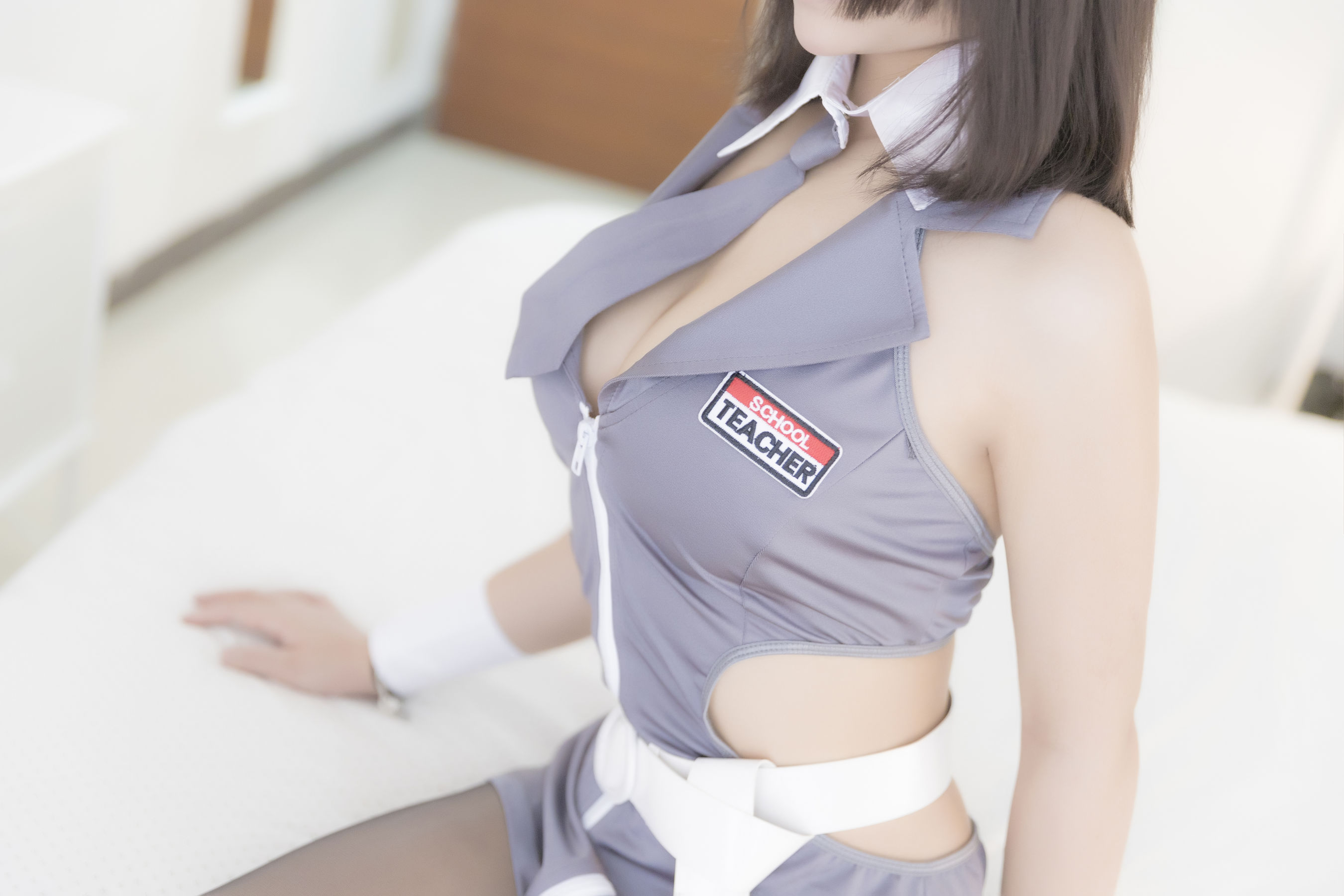 二次元妹子抱走莫子aa 黑丝制服 Cosplay-第28张