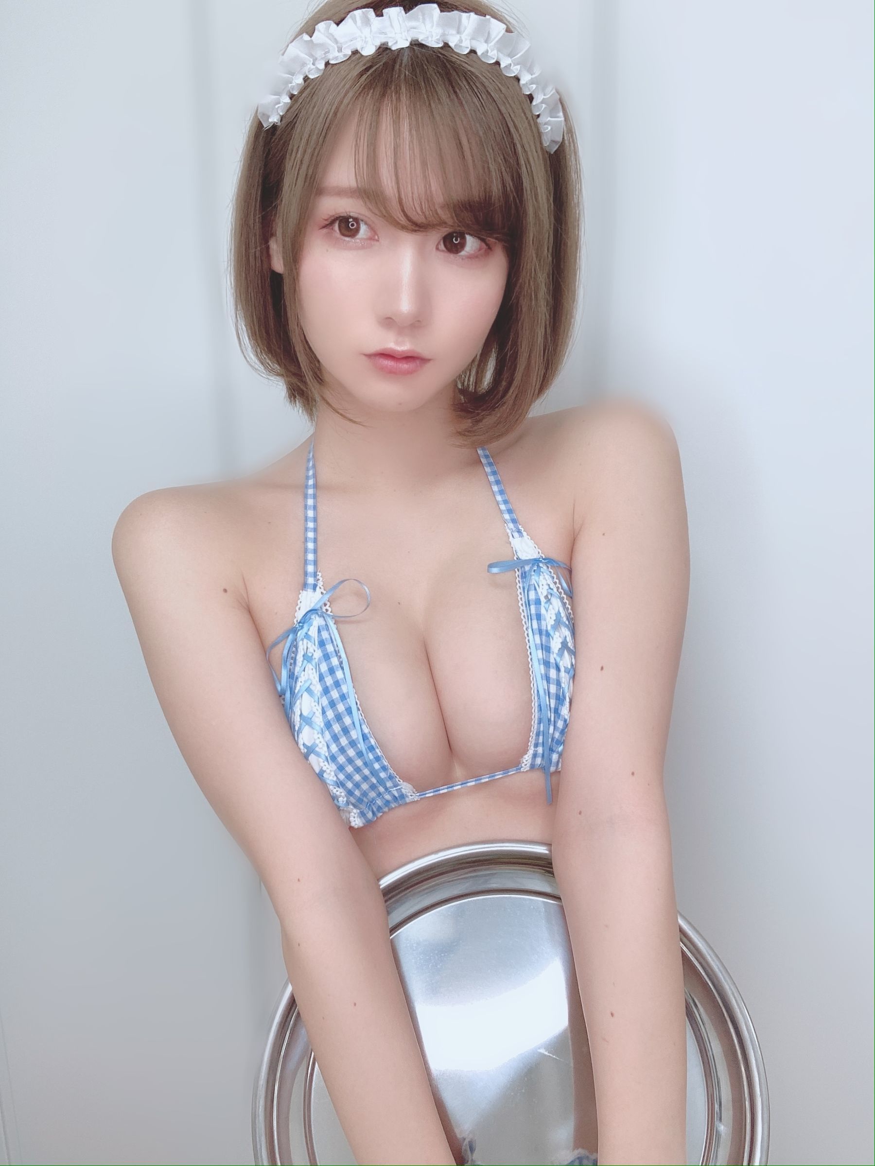日本甜美COSERけんけん[fantia] 2020.09 ギンガムチェック Cosplay-第1张