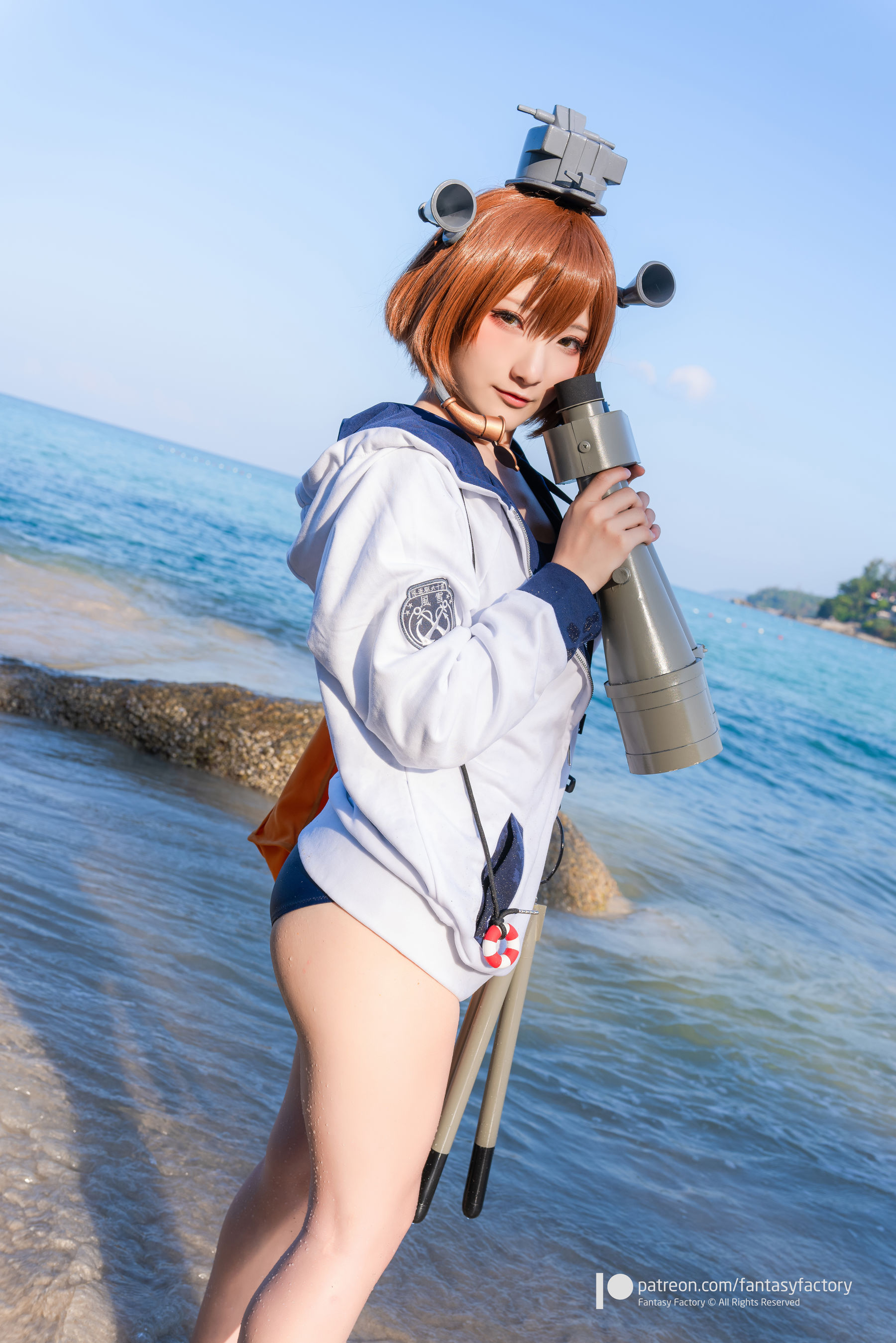[Cosplay写真] 小丁 《Fantasy Factory》 – 2020.07 女仆 JK 死库水 Cosplay-第1张
