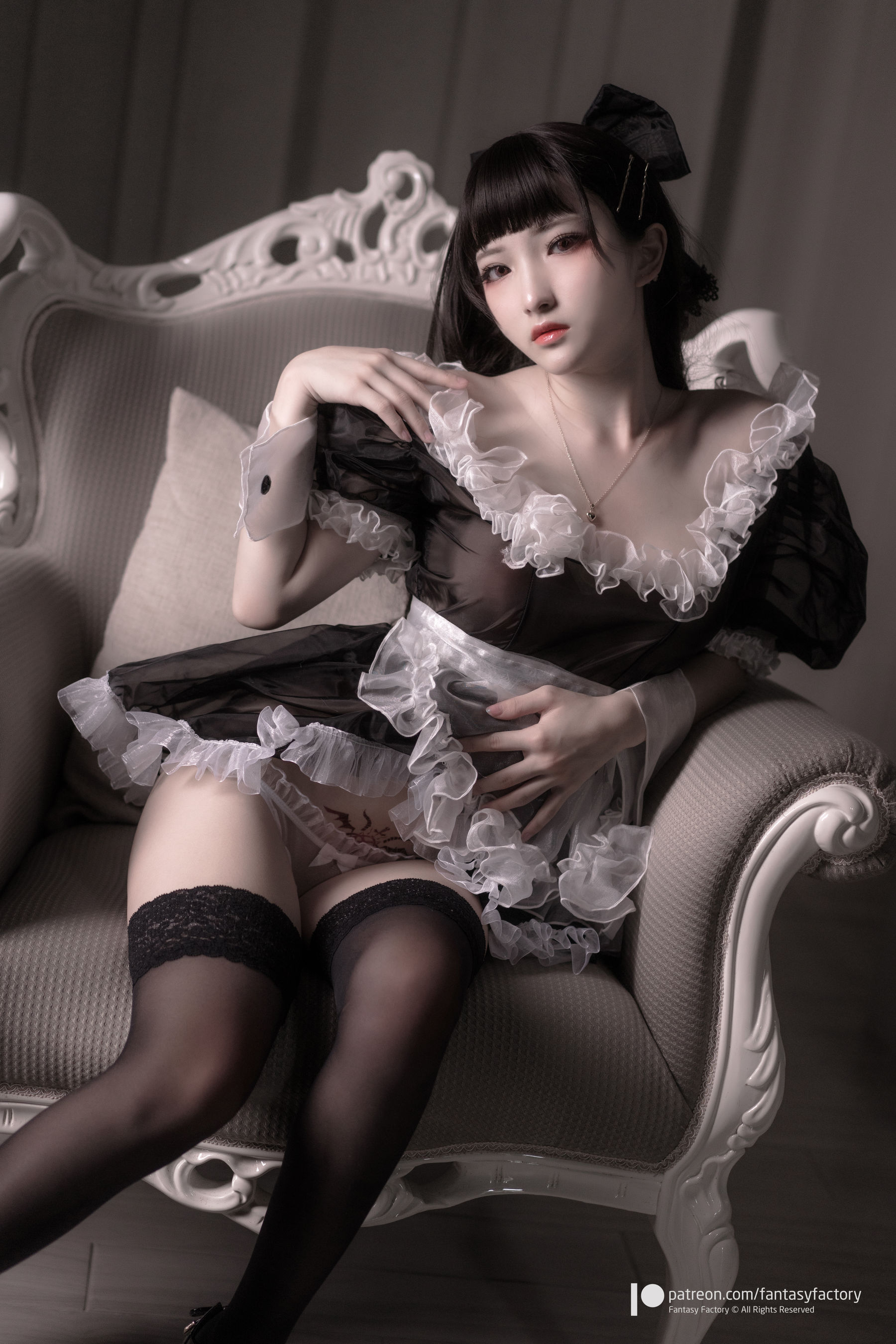 [Cosplay写真] 小丁 《Fantasy Factory》 – 2020.07 女仆 JK 死库水 Cosplay-第34张
