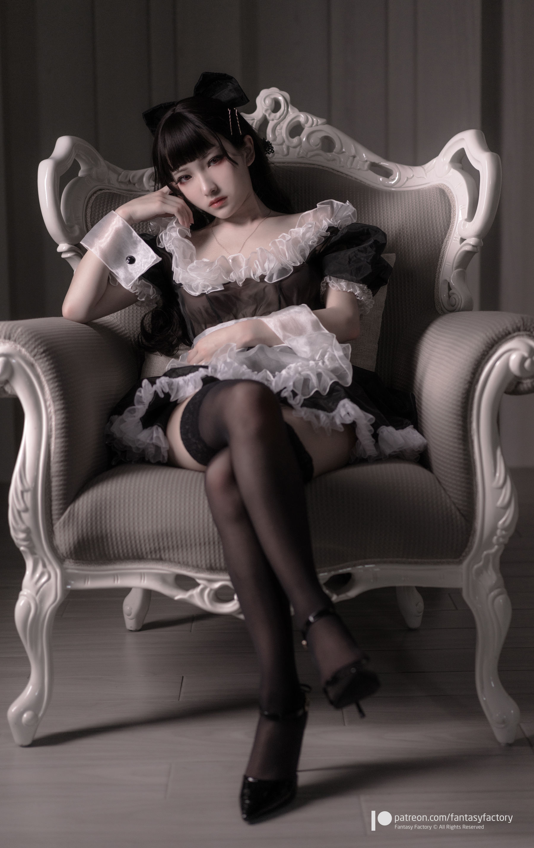 [Cosplay写真] 小丁 《Fantasy Factory》 – 2020.07 女仆 JK 死库水 Cosplay-第35张