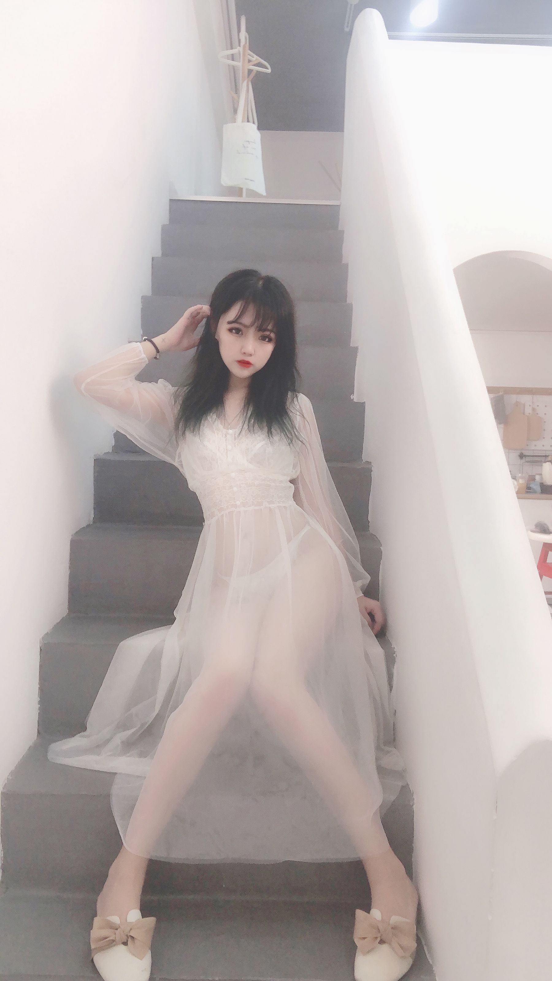 安妮 – 白色纱裙 Cosplay-第16张