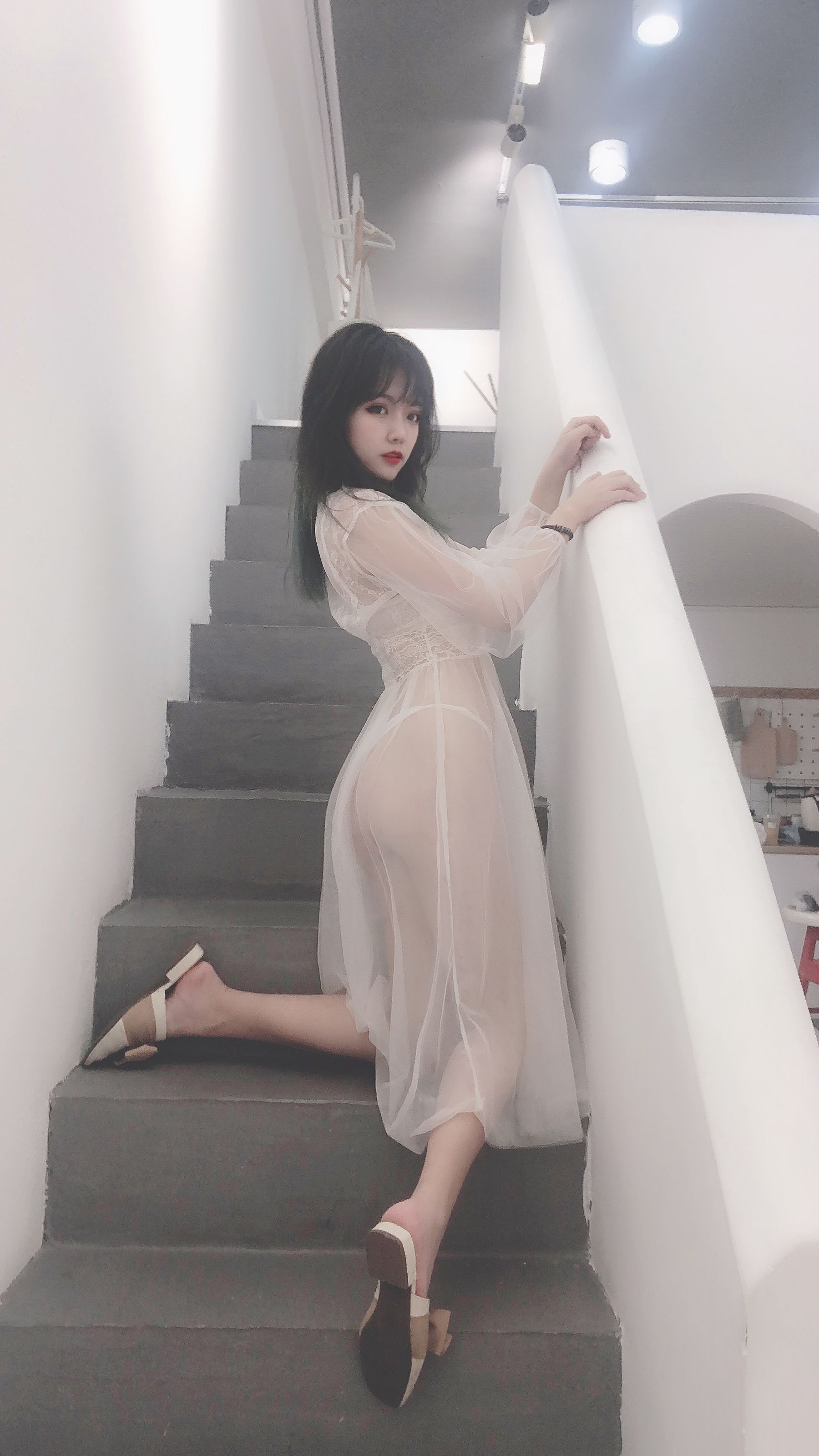 安妮 – 白色纱裙 Cosplay-第18张