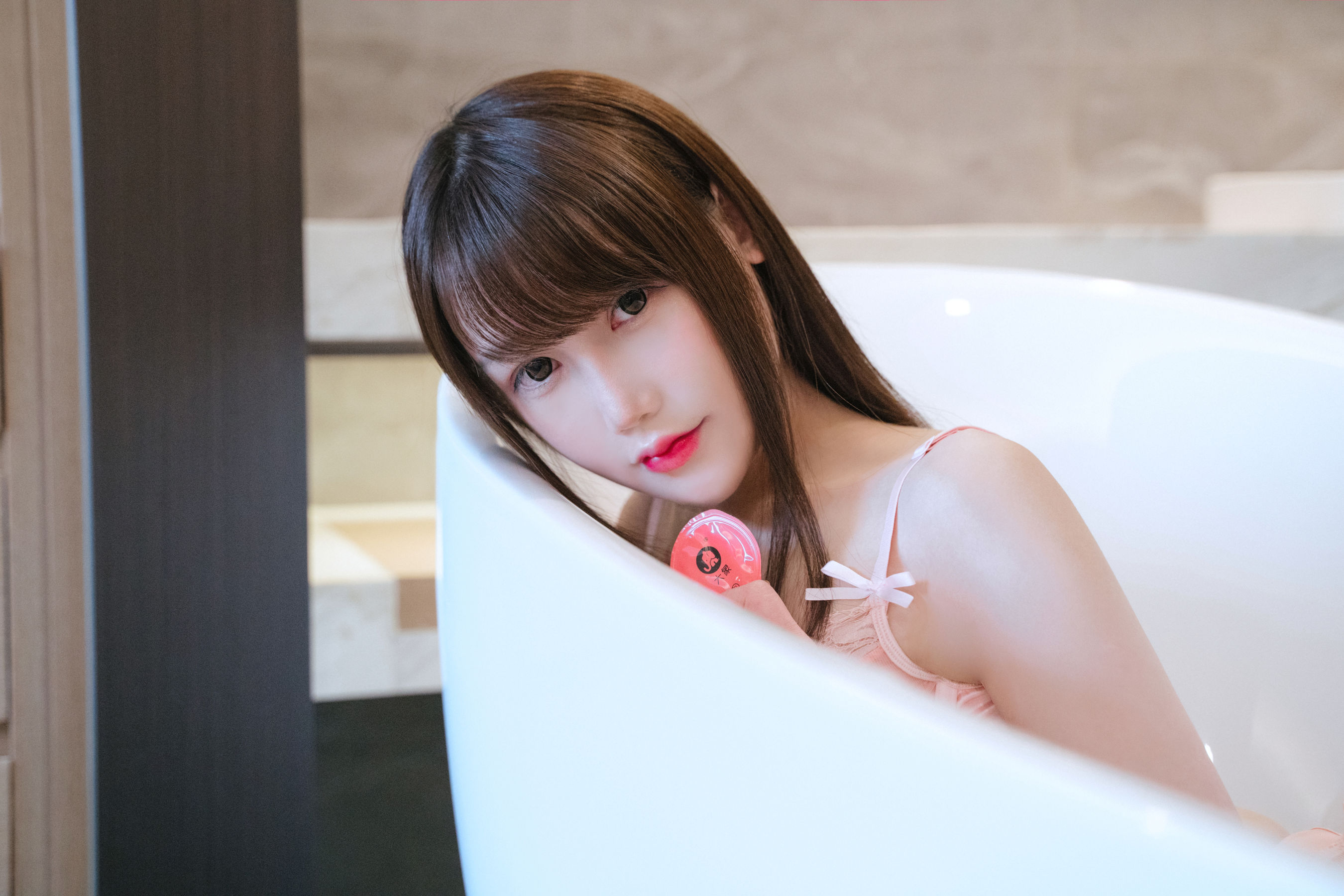 COS少女星野咪兔 – just stay 浴缸 Cosplay-第1张