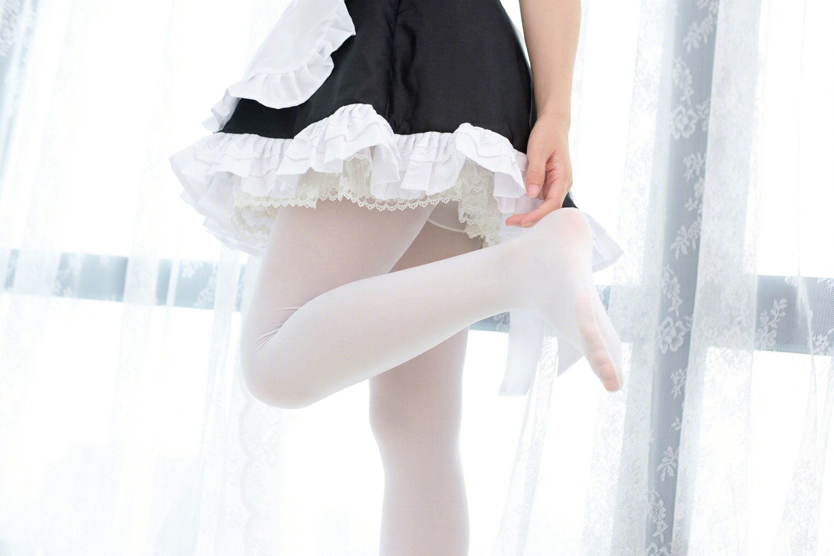 我才不是neko – 白丝女仆 Cosplay-第24张