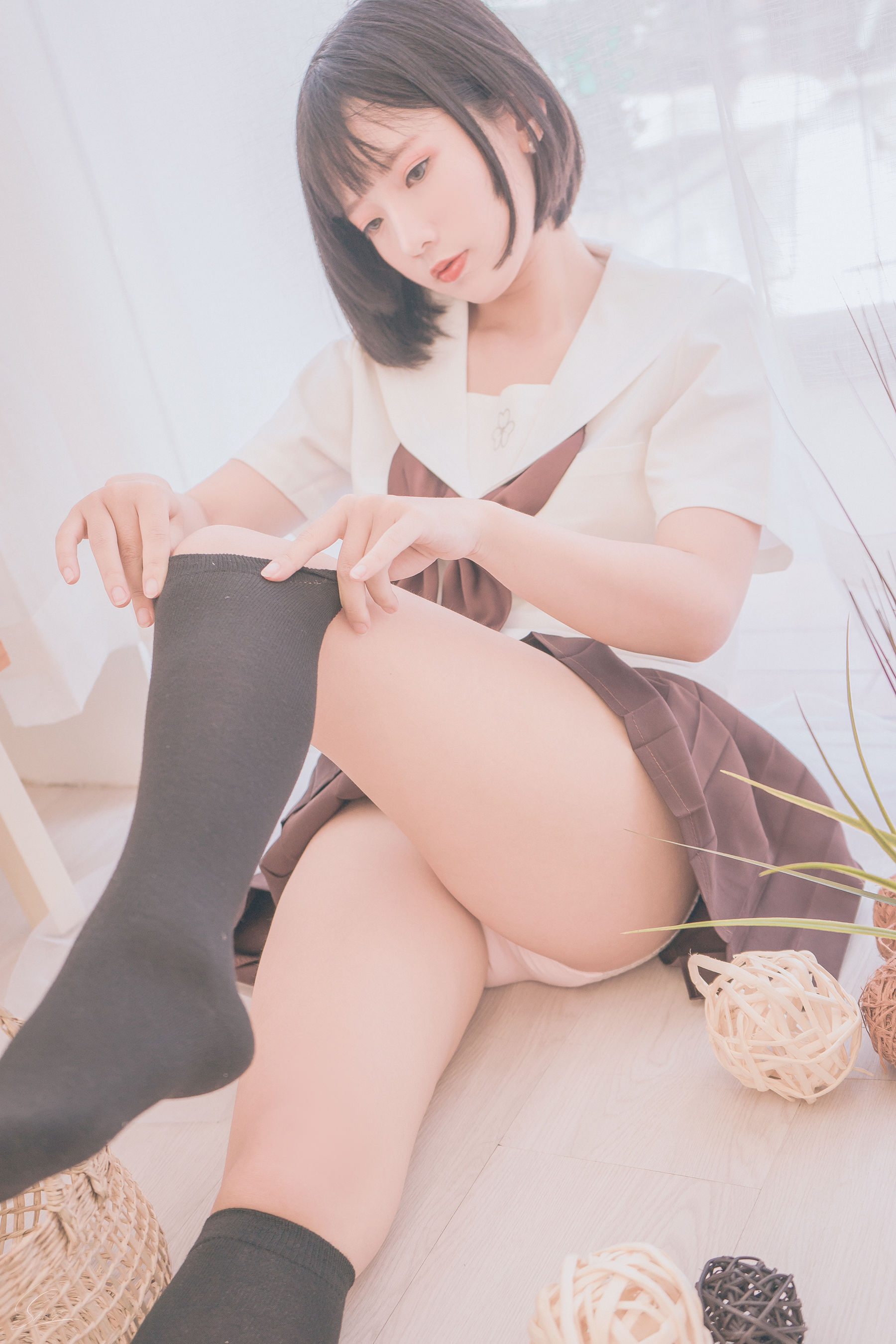 [Cosplay写真] Messie Huang – Birthday Seifuku Cosplay-第1张