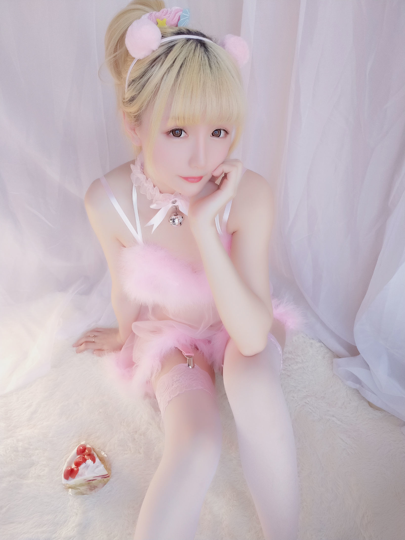 [萝莉COS] 星之迟迟 VOL.09 草莓睡衣包 Cosplay-第27张
