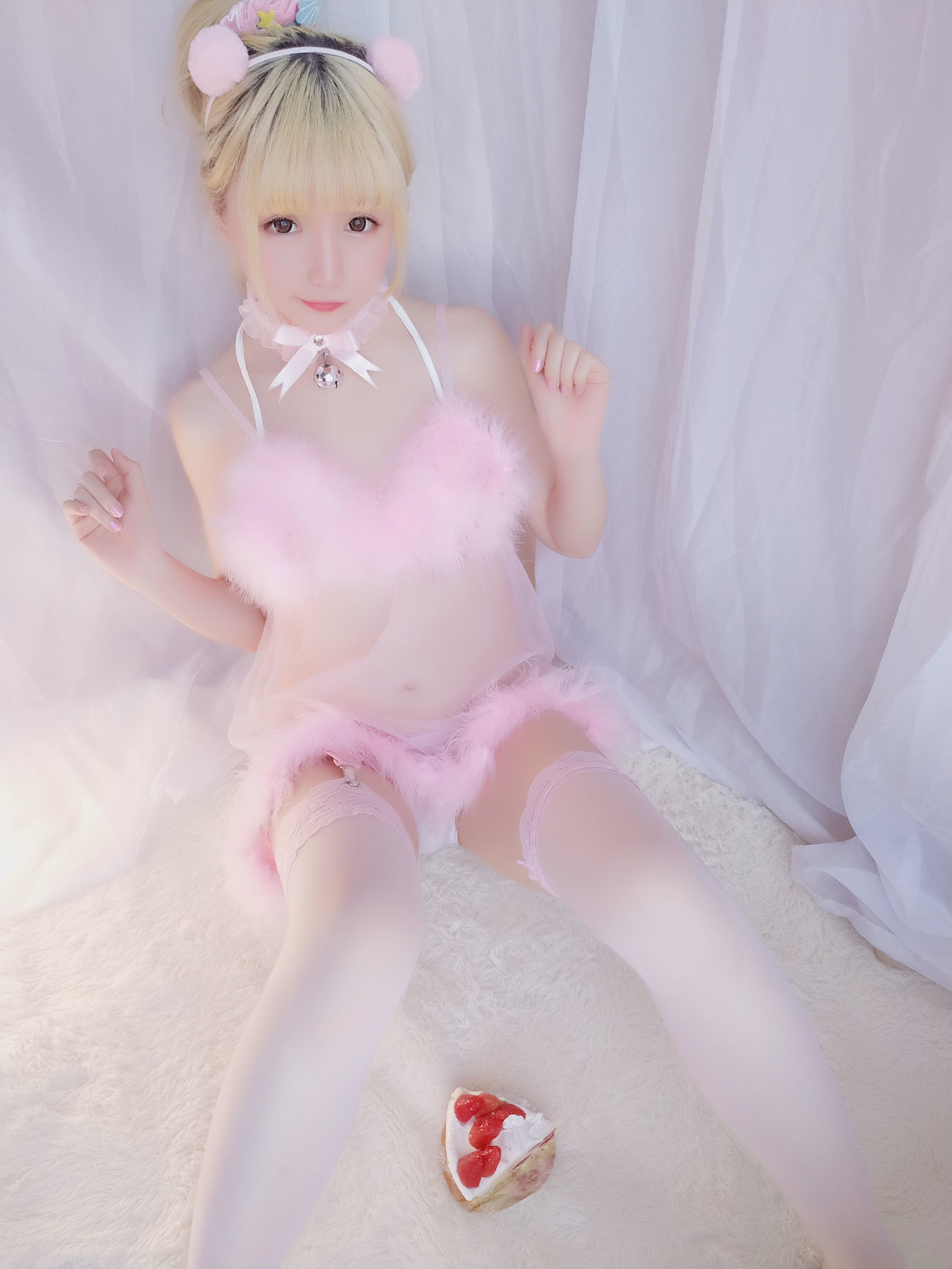 [萝莉COS] 星之迟迟 VOL.09 草莓睡衣包 Cosplay-第26张