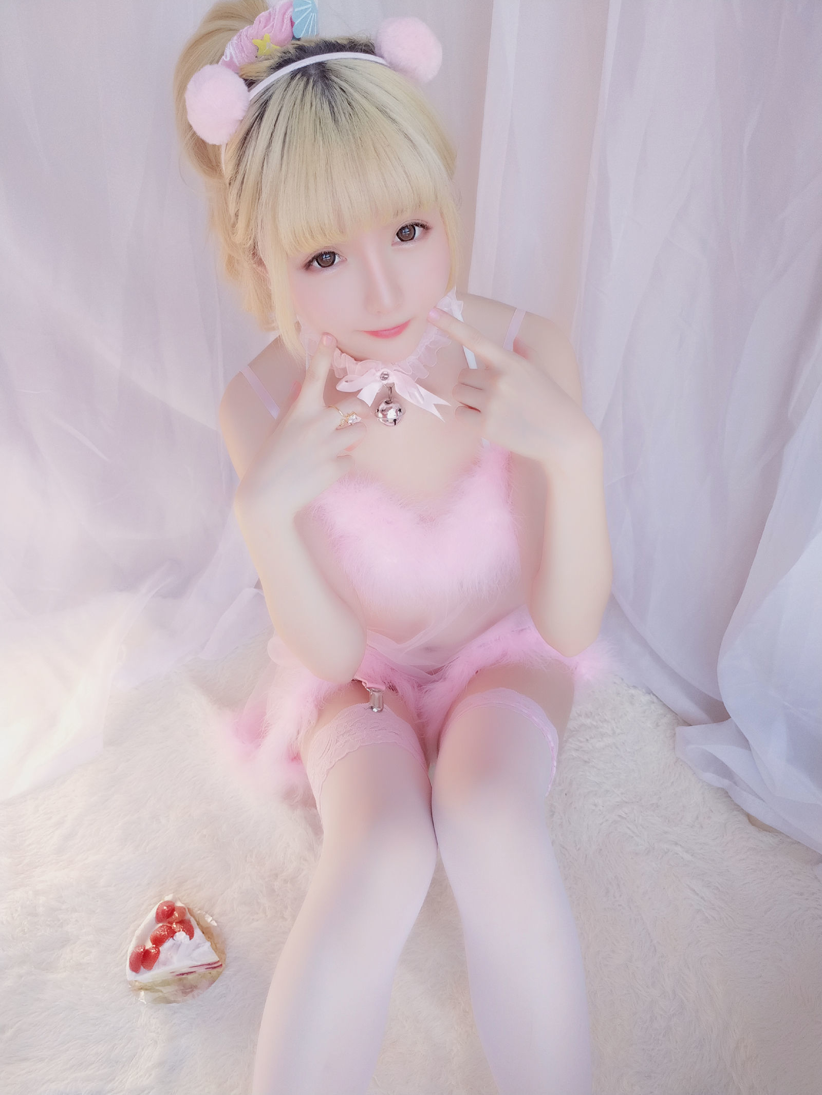 [萝莉COS] 星之迟迟 VOL.09 草莓睡衣包 Cosplay-第31张