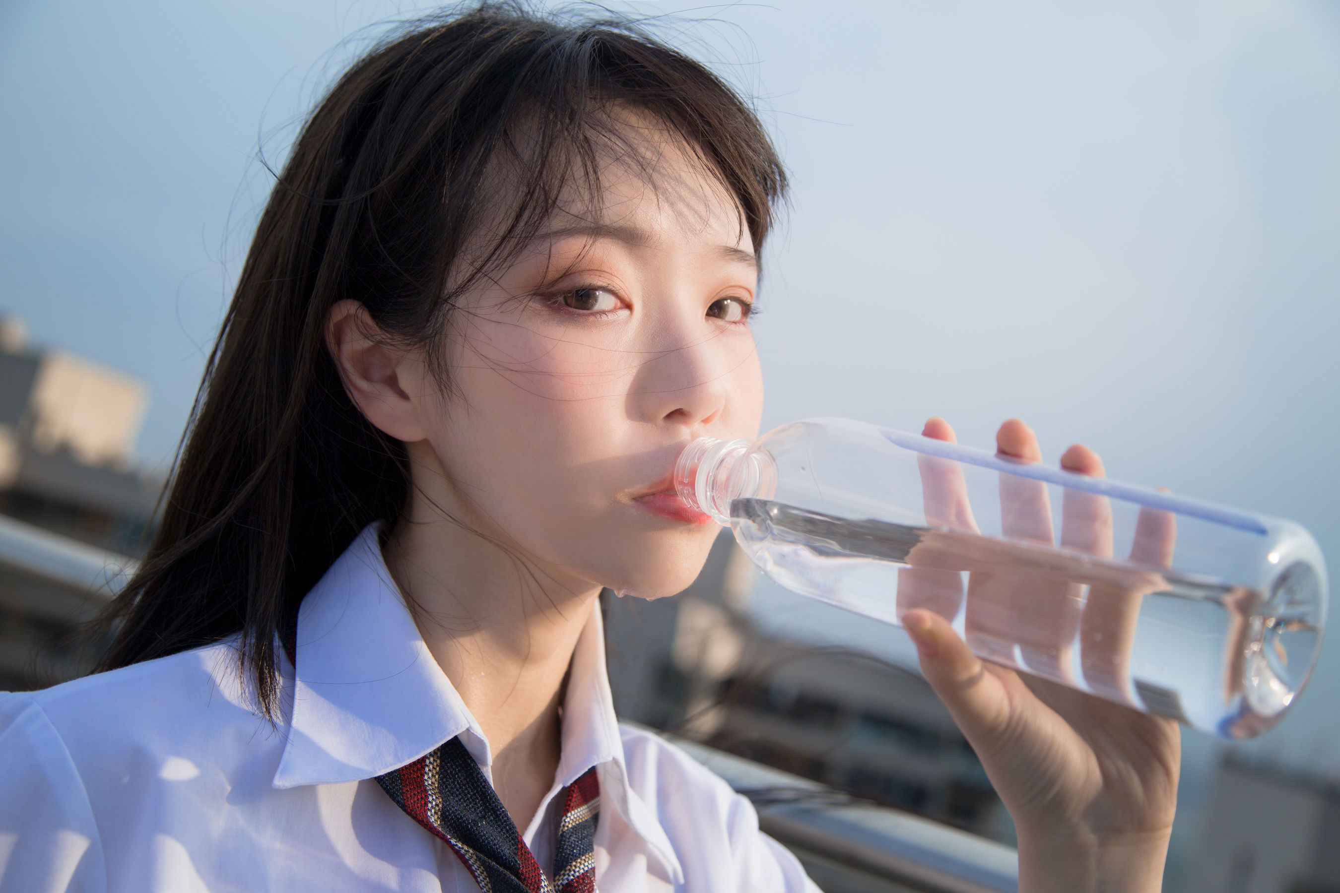 可爱妹子Fushii_海堂 – 饮水 Cosplay-第1张