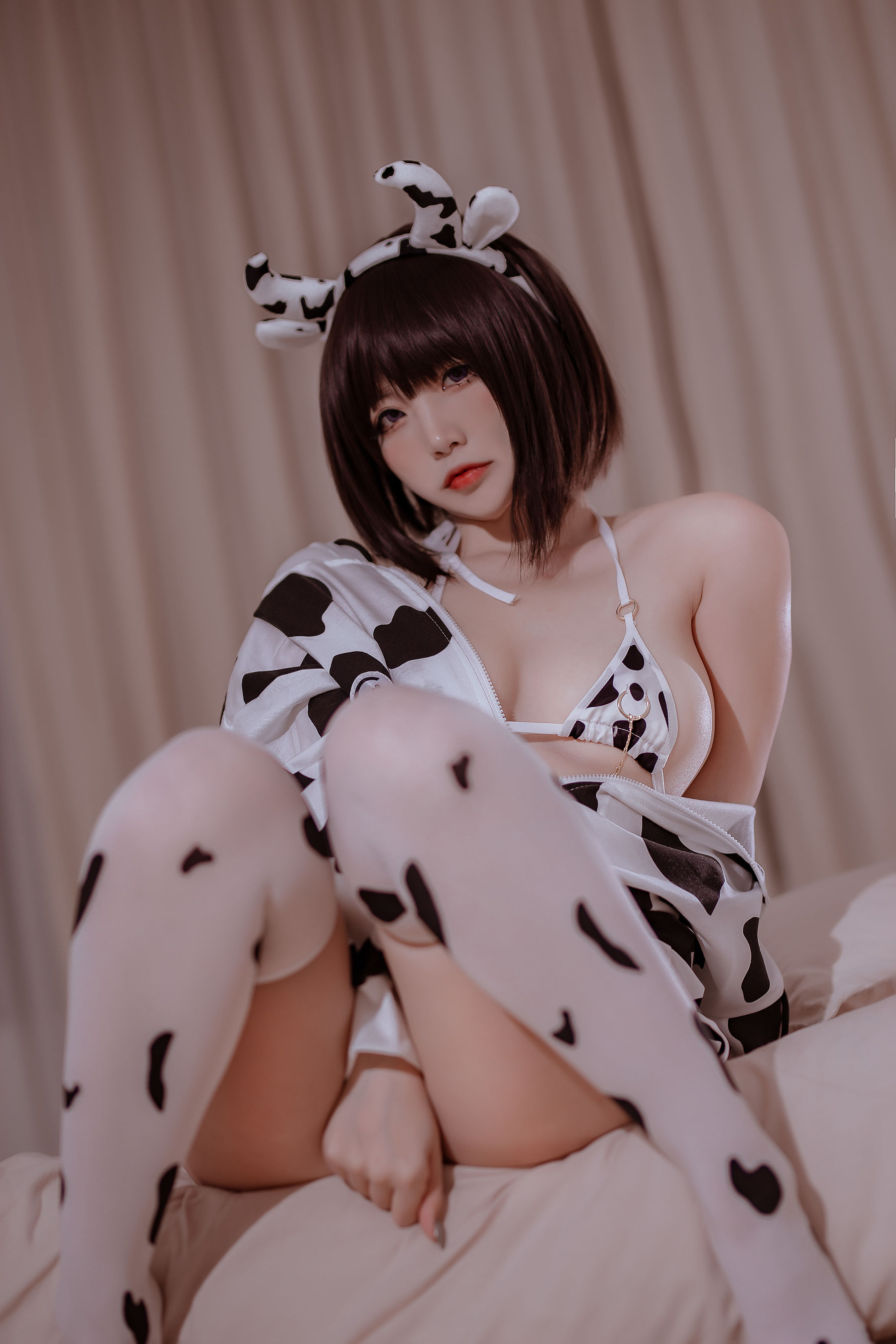 人气Coser二佐Nisa – 奶牛妹妹 Cosplay-第21张
