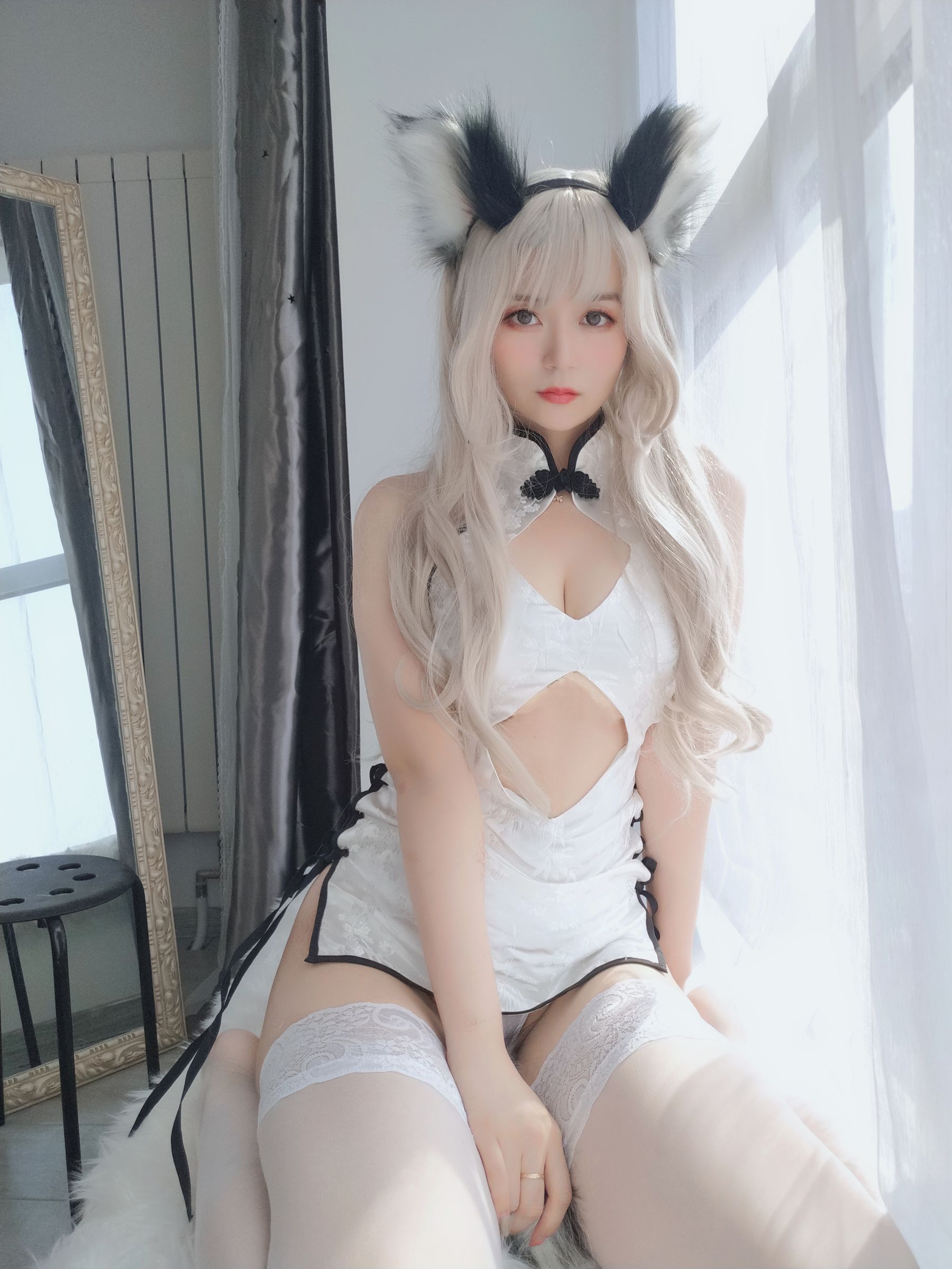 Coser小姐姐白银 小白狼 Cosplay-第33张