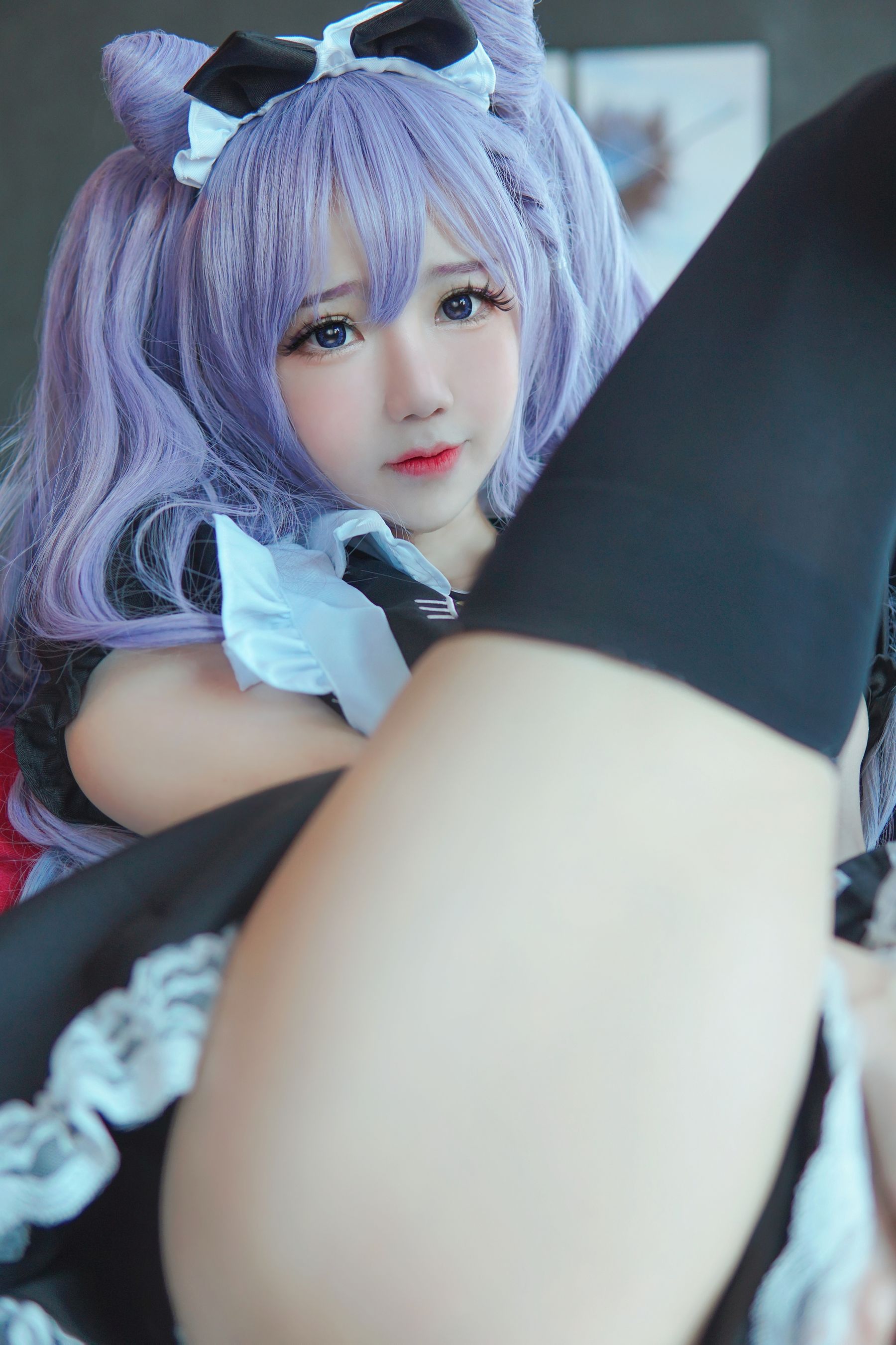 Sally Dorasnow – Keqing Maid Cosplay-第23张
