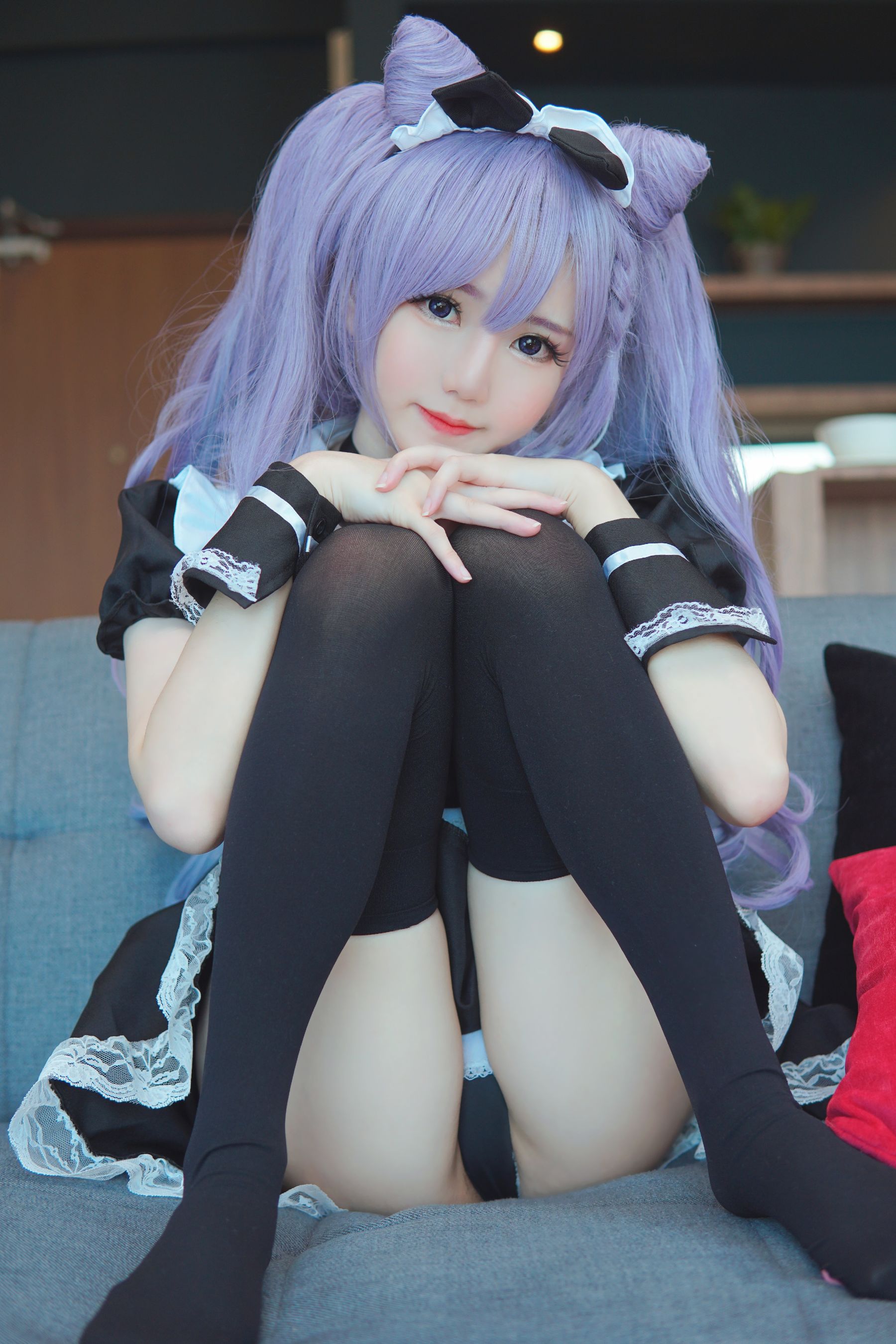 Sally Dorasnow – Keqing Maid Cosplay-第26张