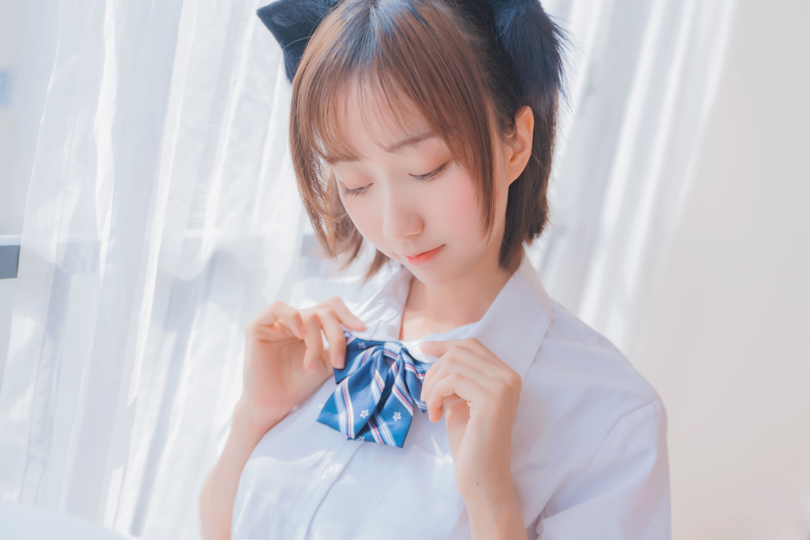 萌系小姐姐木绵绵OwO – 怀中猫 Cosplay-第17张