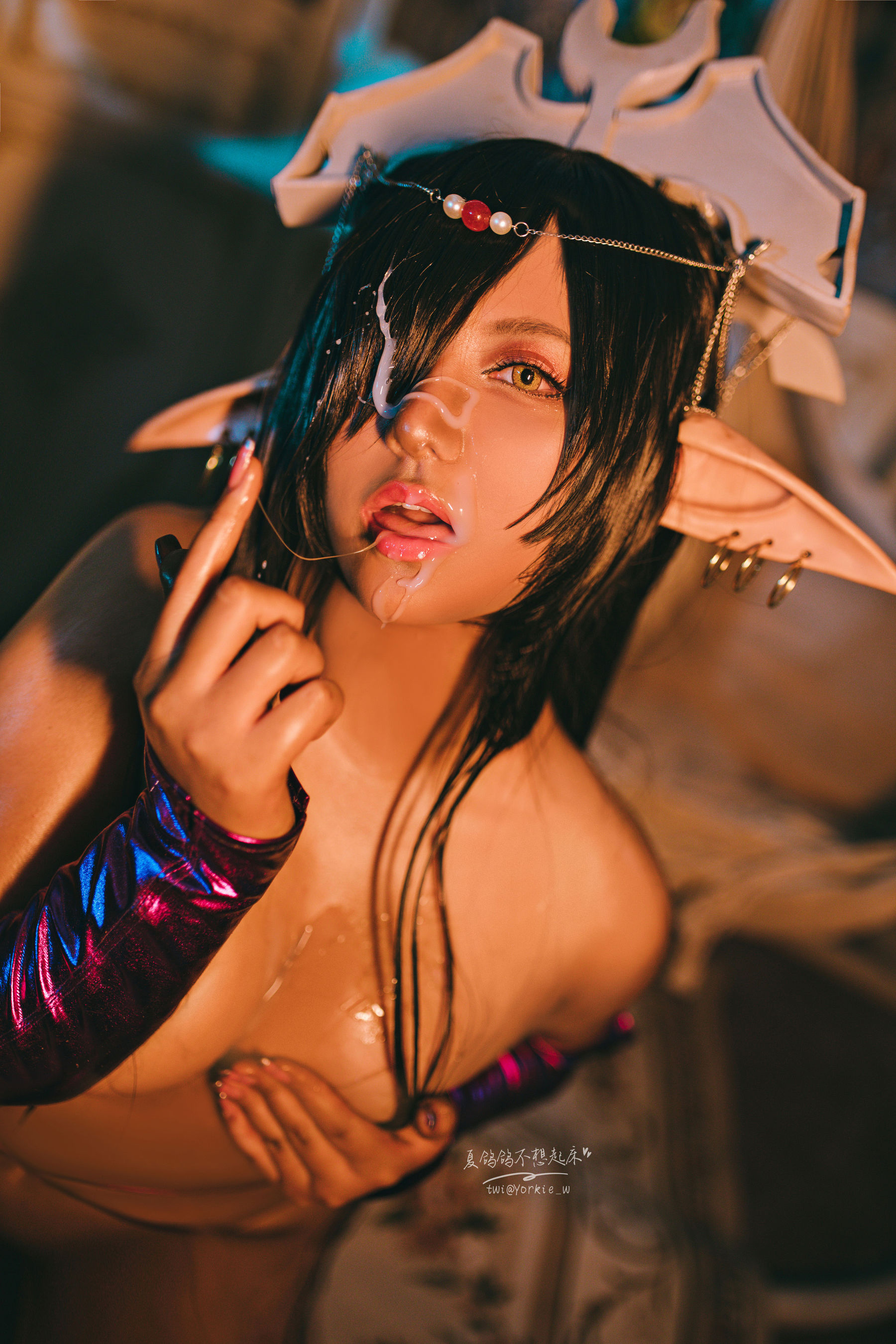 夏鸽鸽不想起床 – 黑兽 奥莉加 Cosplay-第41张