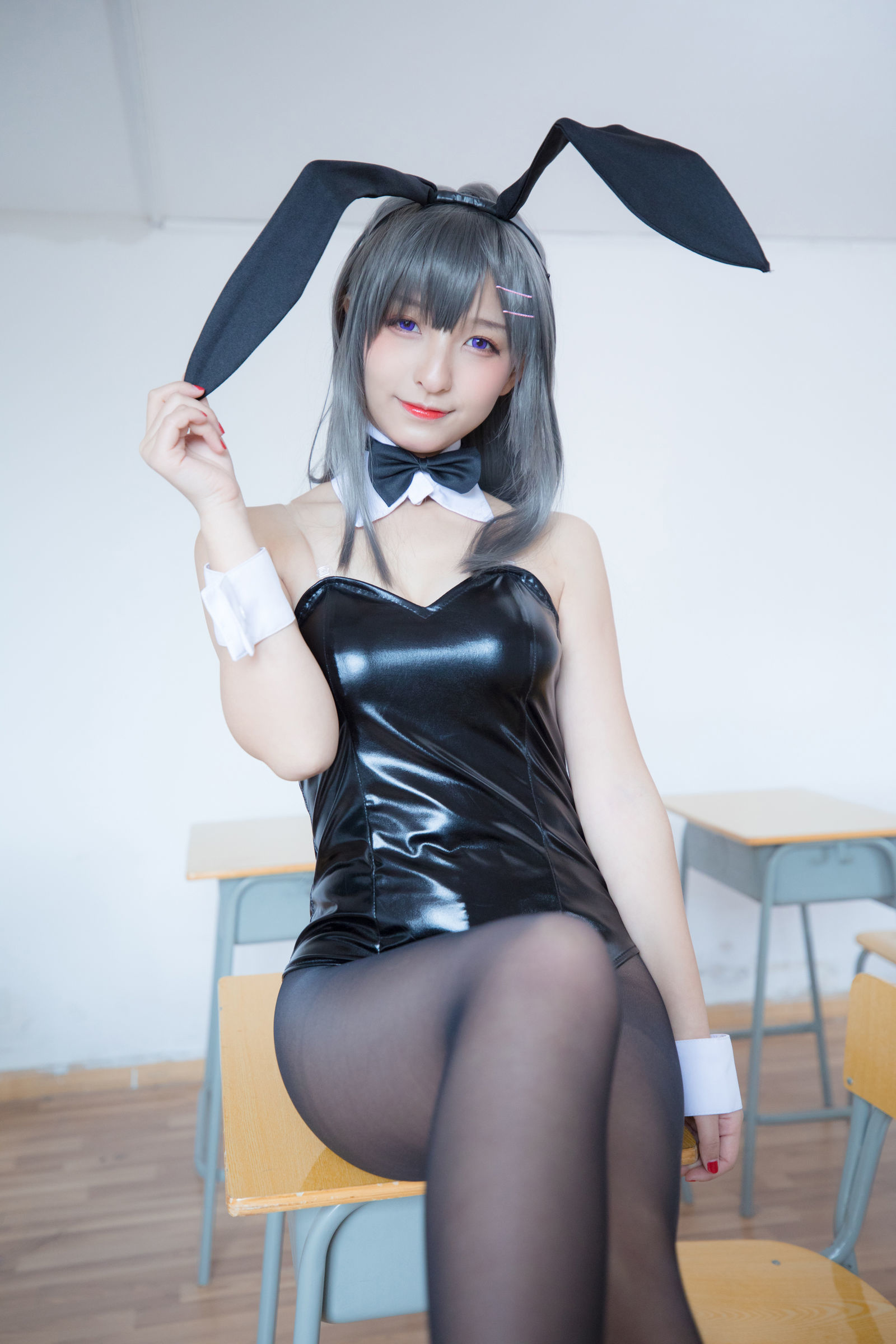 [萝莉COS] 神楽板真冬 樱岛麻衣 Cosplay-第21张