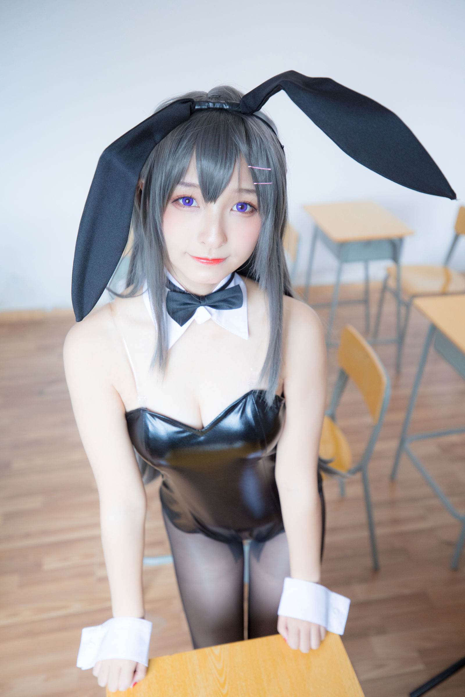 [萝莉COS] 神楽板真冬 樱岛麻衣 Cosplay-第22张