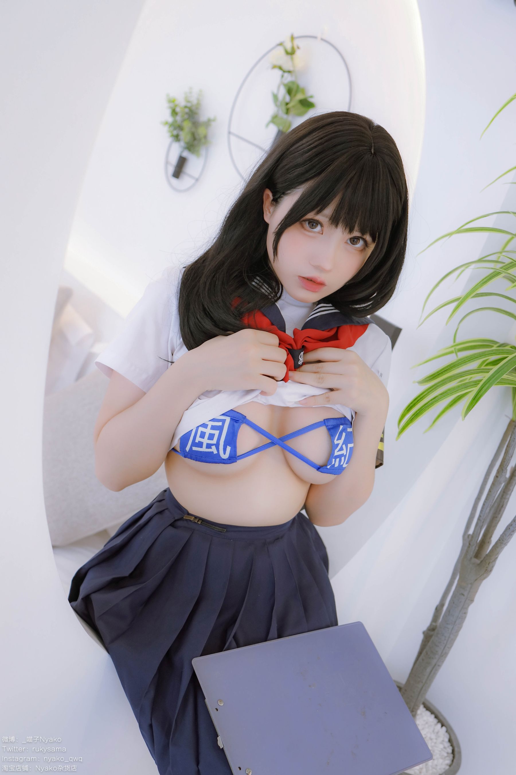 萌妹子Nyako喵子 – 风纪委员 Cosplay-第45张