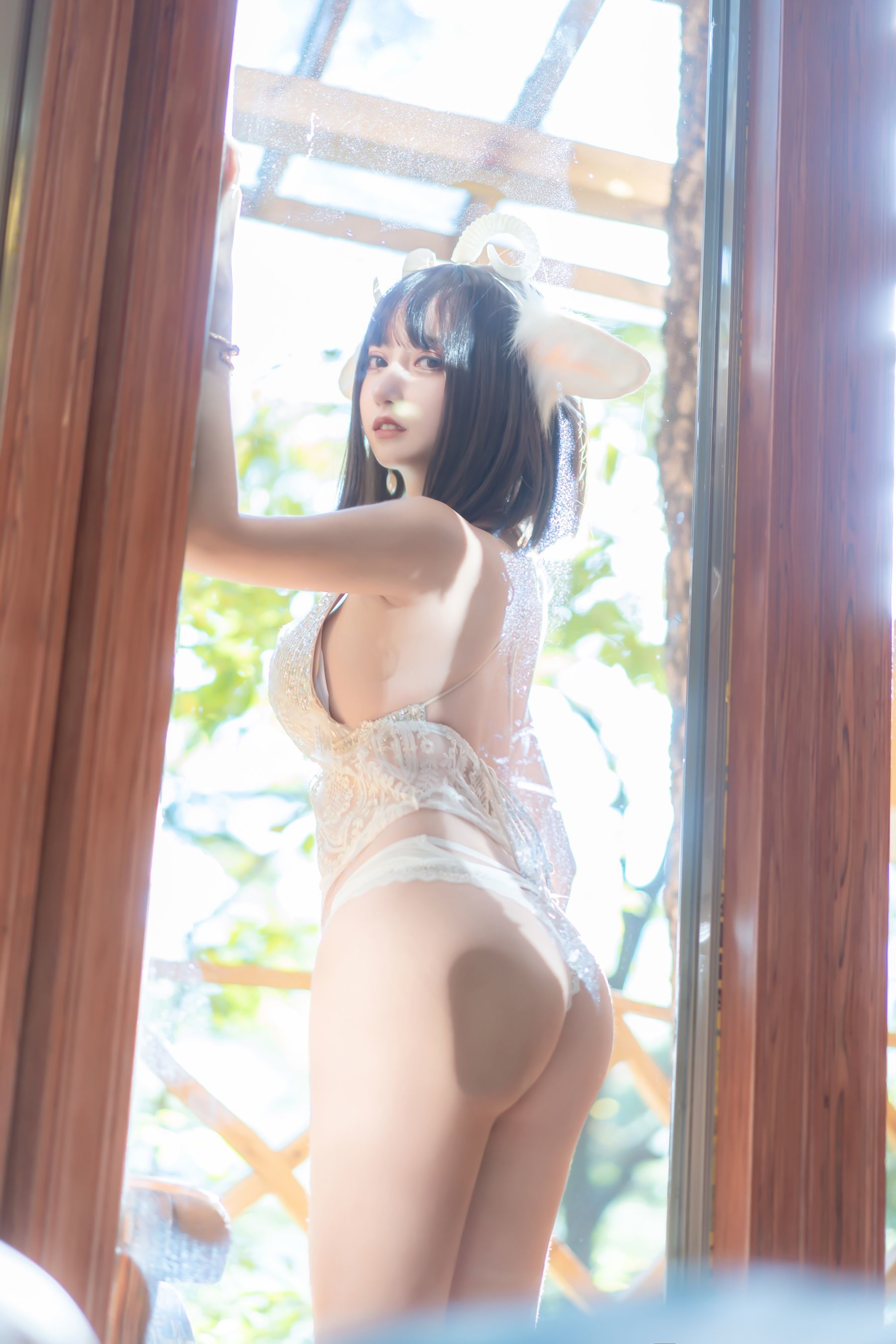 斗鱼米线线sama写真 喵小羊 Cosplay-第45张
