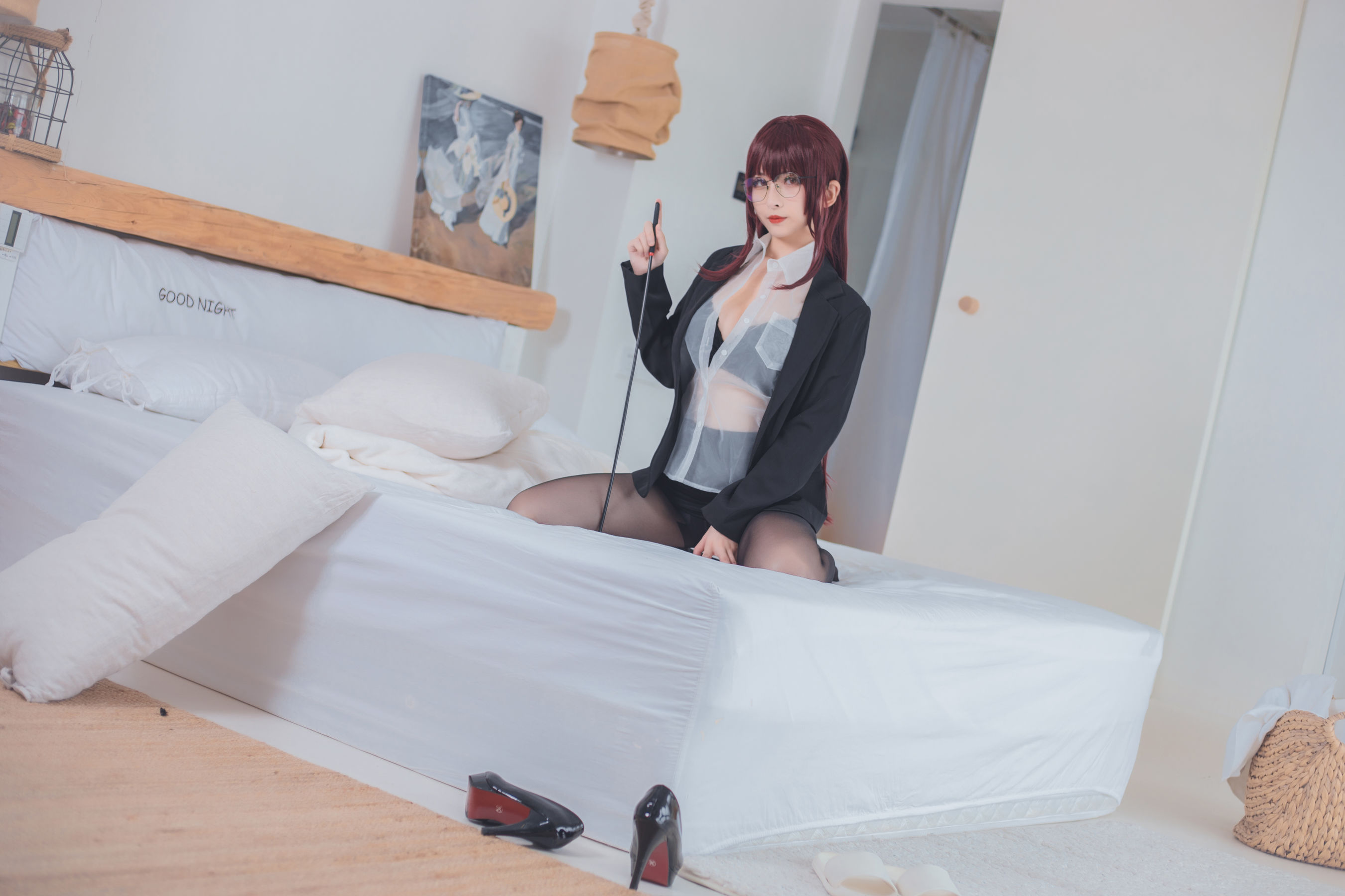 COS福利rioko凉凉子 七夕 月球女友 Cosplay-第20张