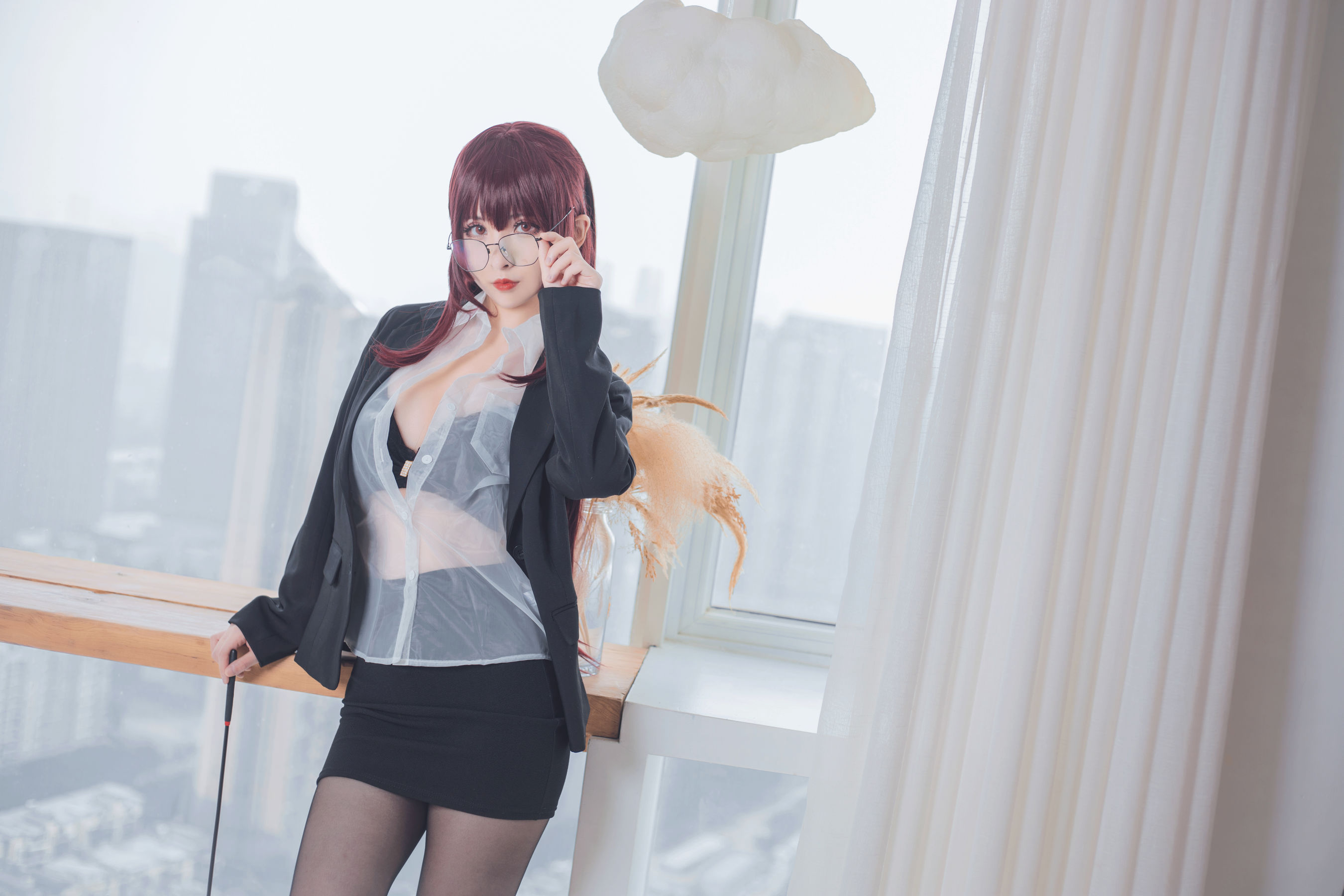 COS福利rioko凉凉子 七夕 月球女友 Cosplay-第19张