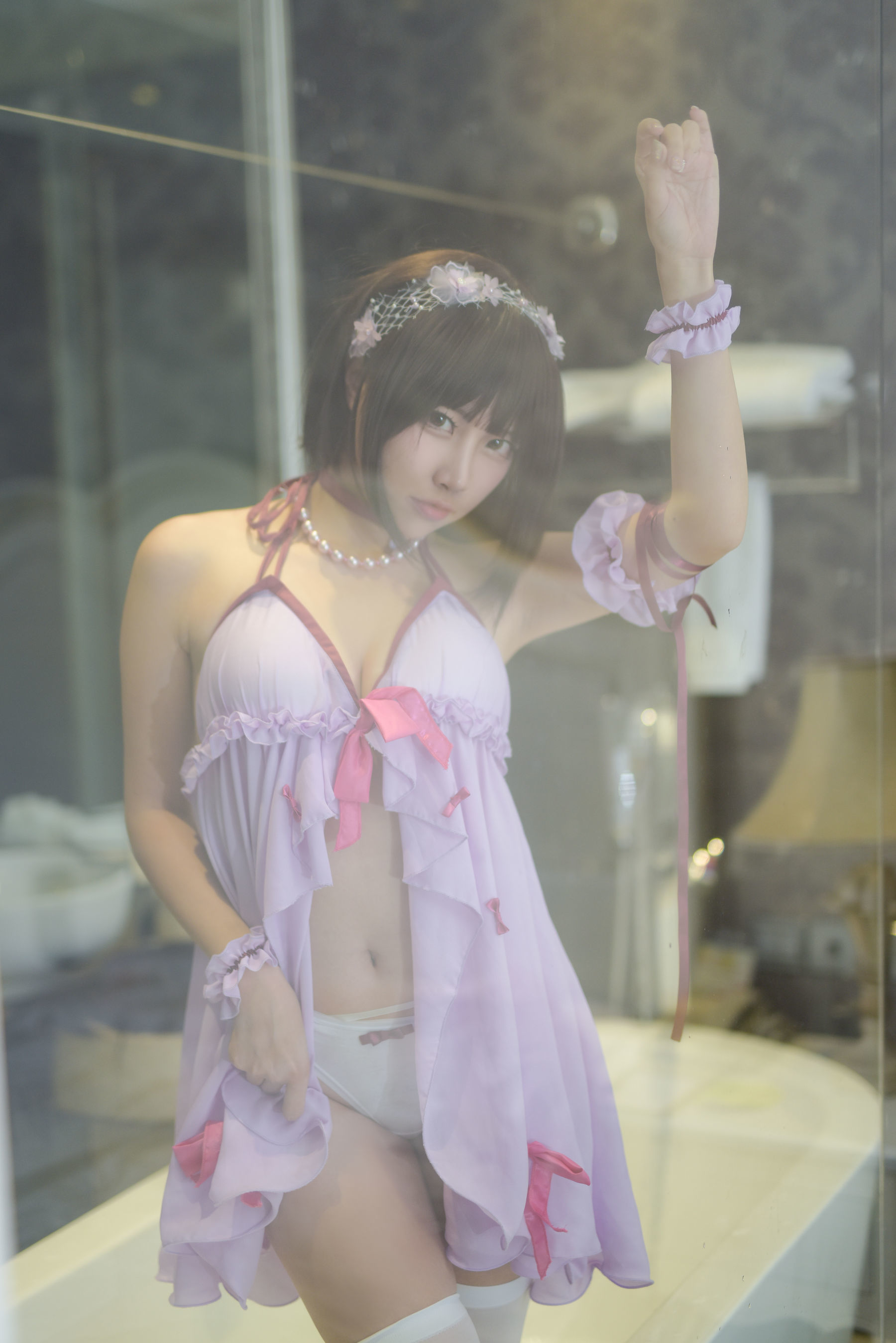 人气Coser二佐Nisa 加藤惠合集 Cosplay-第19张