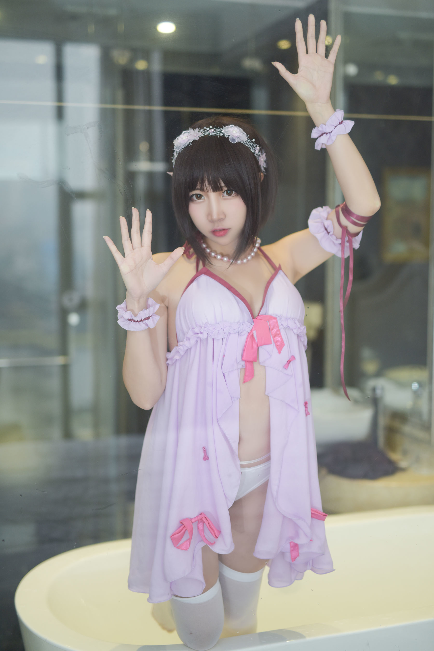 人气Coser二佐Nisa 加藤惠合集 Cosplay-第25张