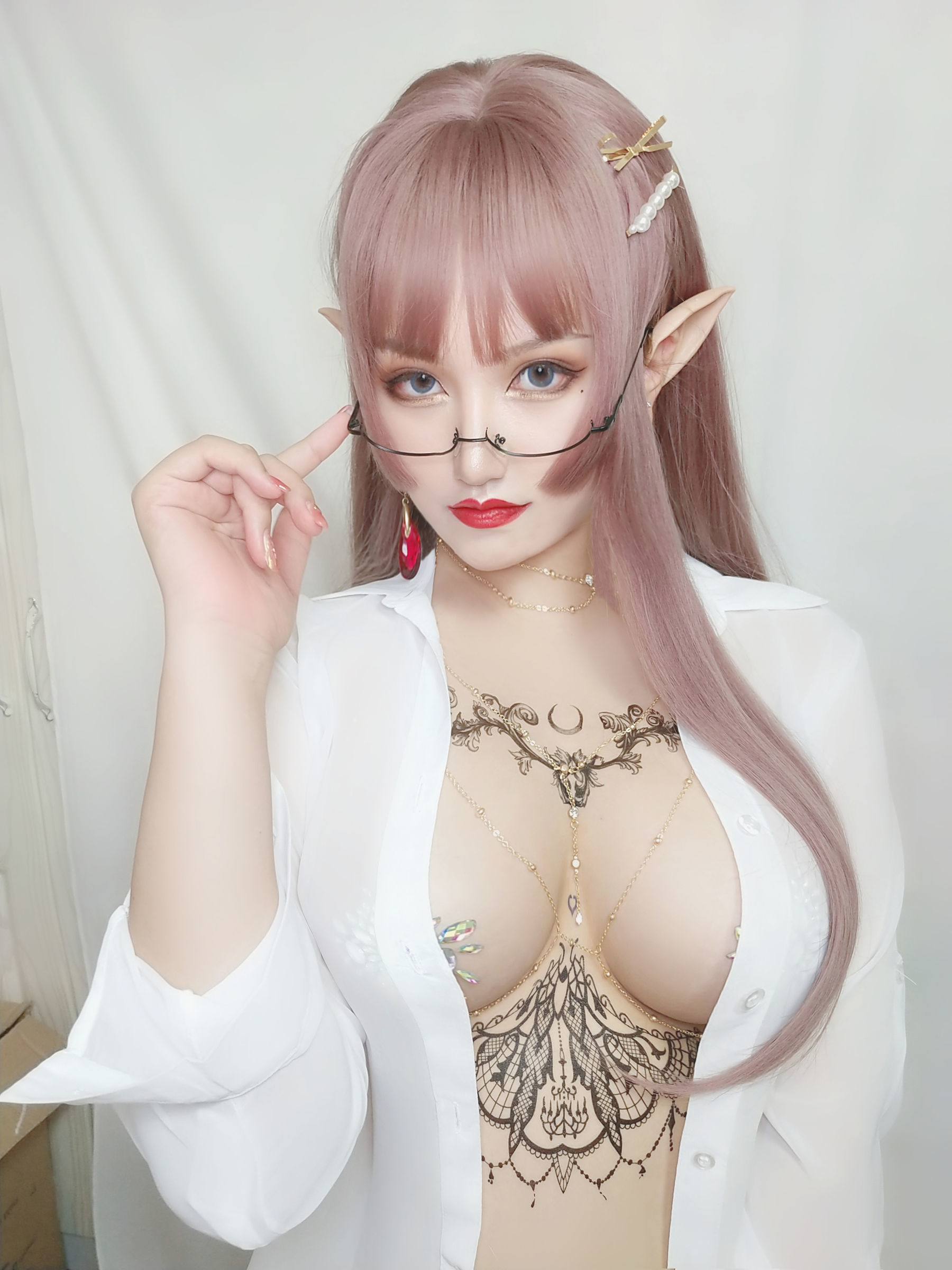 夏鸽鸽不想起床 纹身水钻 Cosplay-第24张