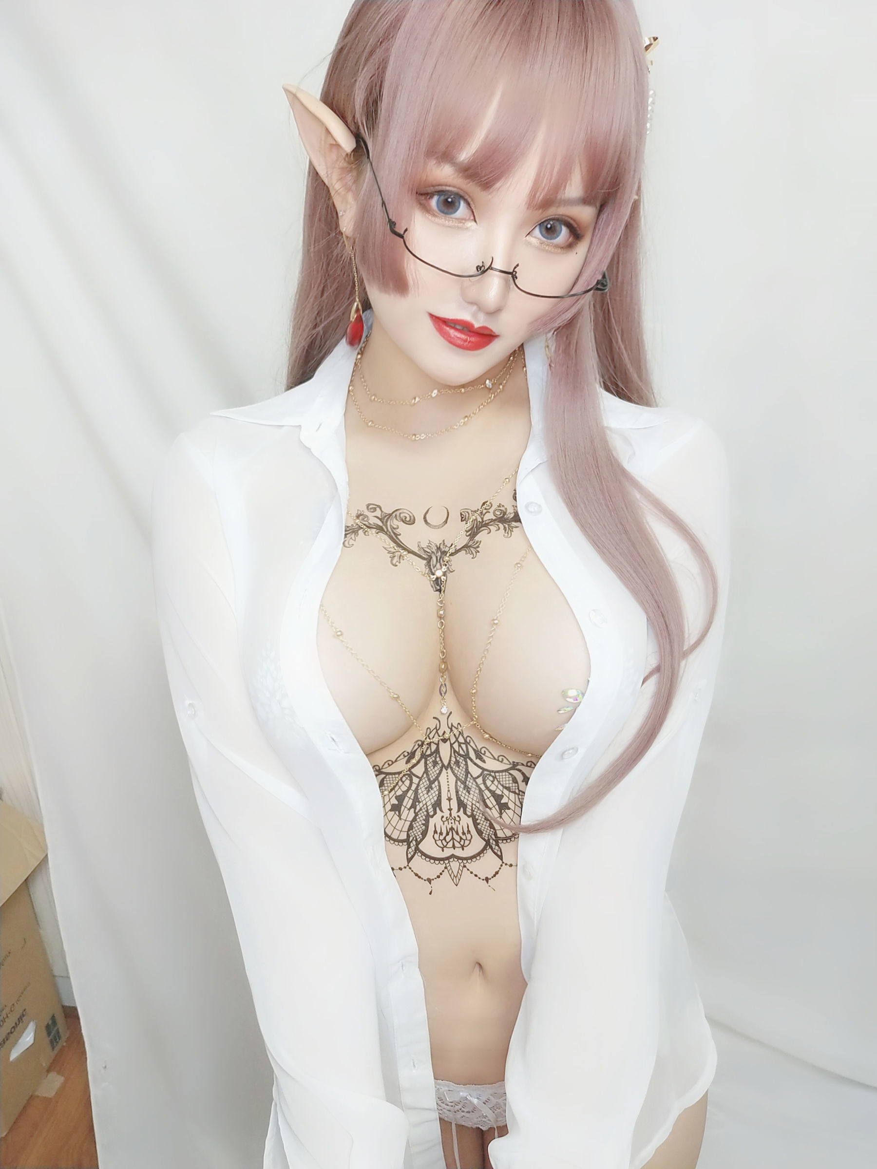 夏鸽鸽不想起床 纹身水钻 Cosplay-第25张