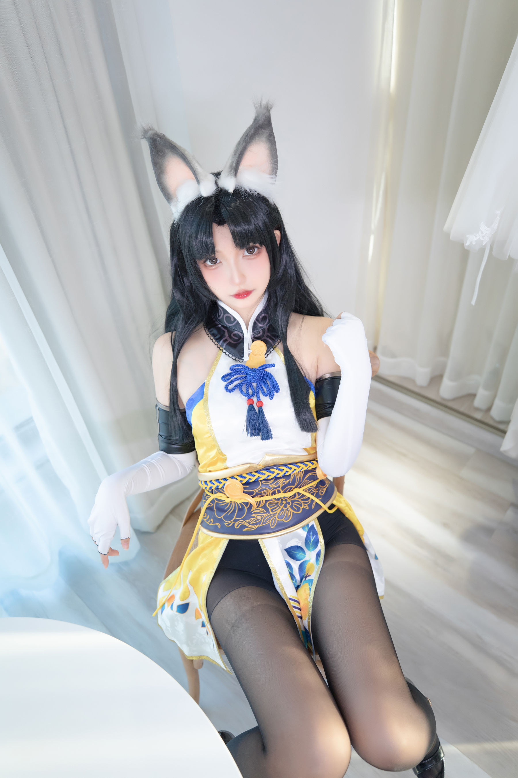 萝莉神楽板真冬 黑丝胡桃 Cosplay-第26张