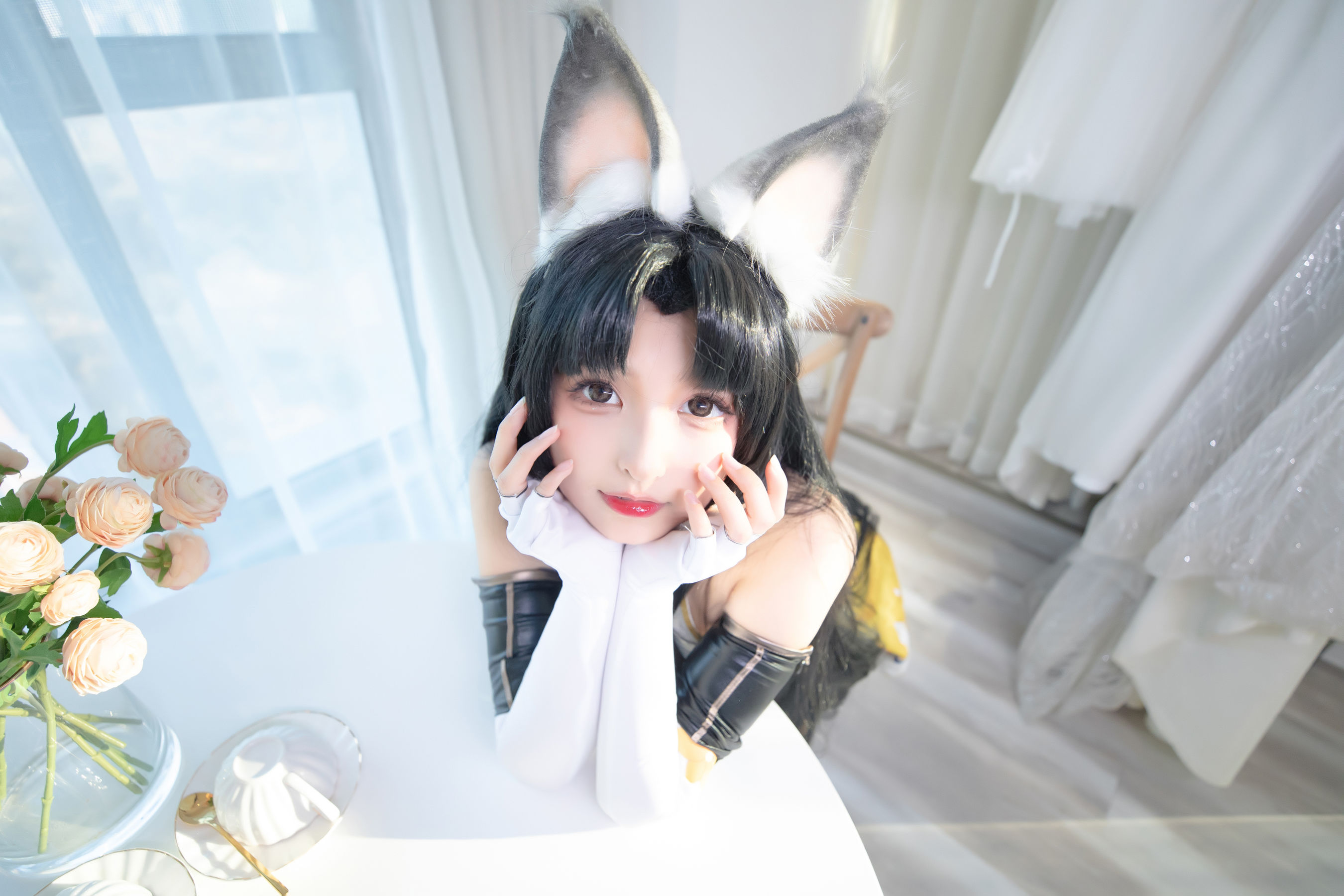 萝莉神楽板真冬 黑丝胡桃 Cosplay-第31张