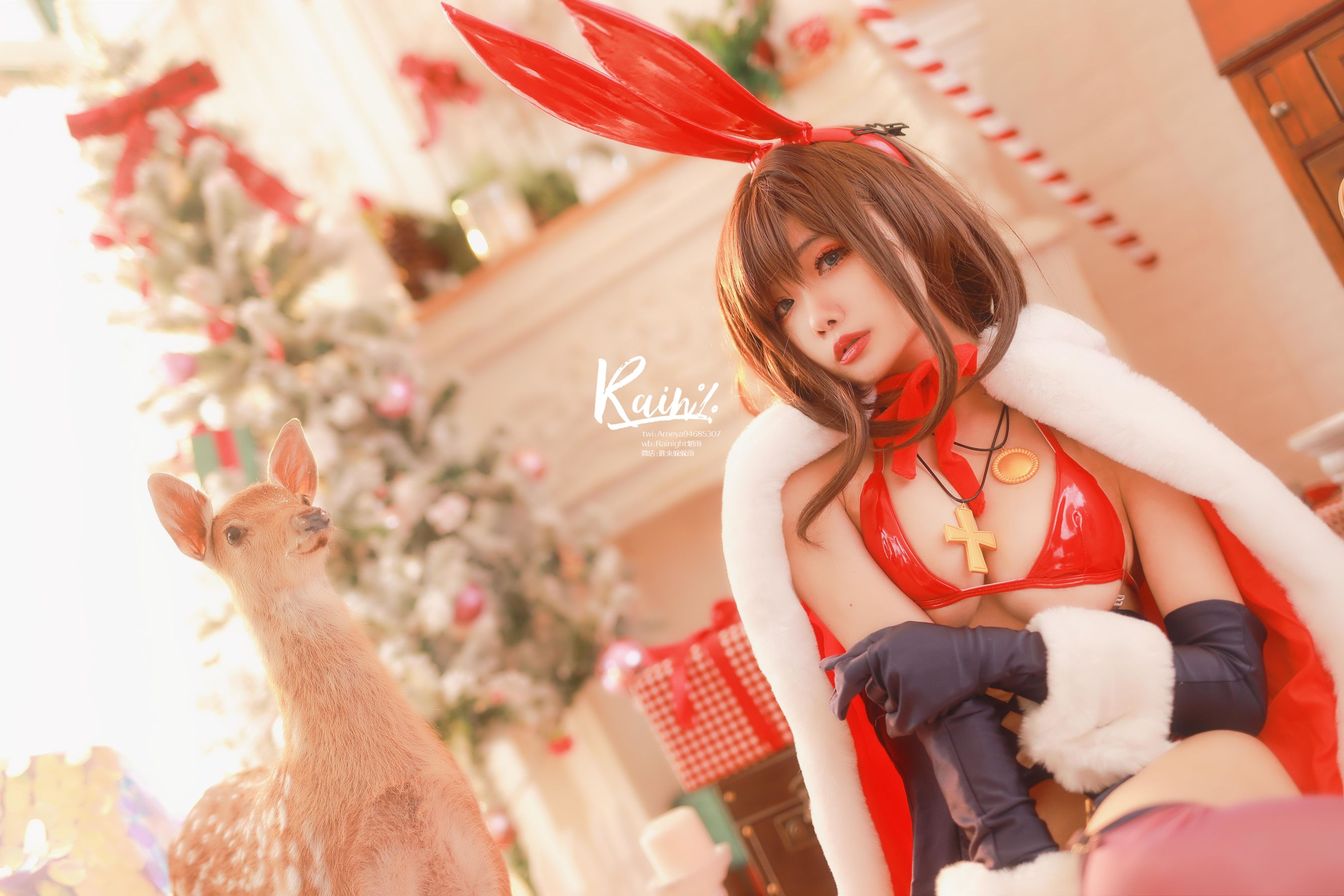 动漫博主Rainight魈雨 – 圣诞兔 Cosplay-第17张