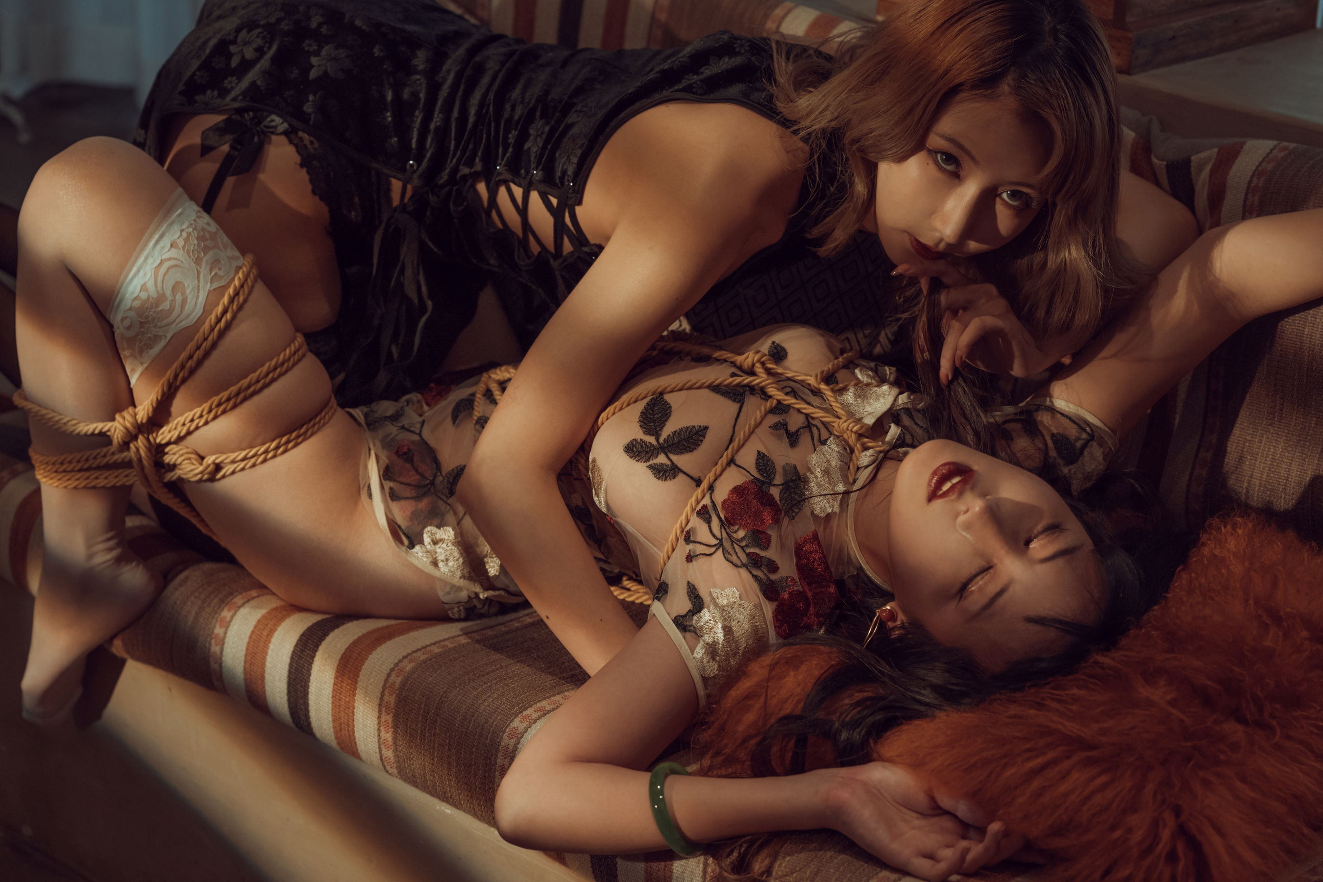云溪溪 – 捆绑旗袍百合 Cosplay-第27张