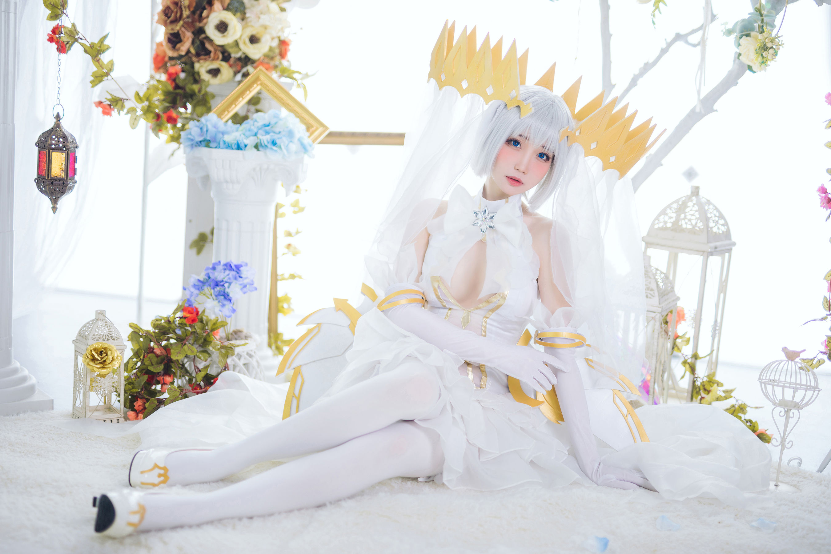 焖焖碳 – 鸢一折纸灵衣 Cosplay-第1张