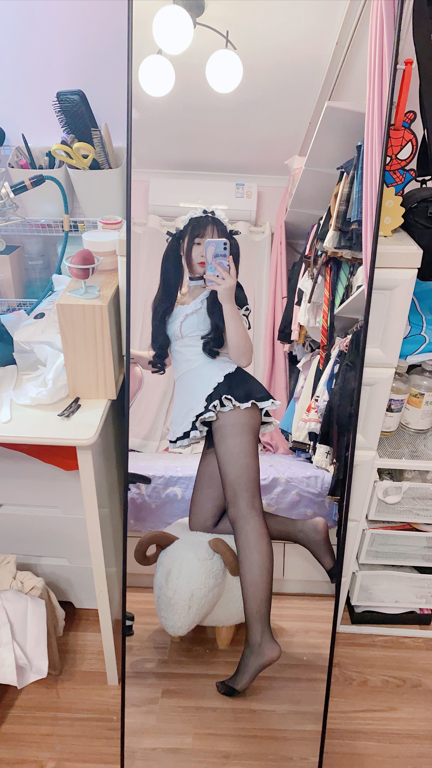 二次元美女古川kagura – 黑丝女仆 Cosplay-第24张