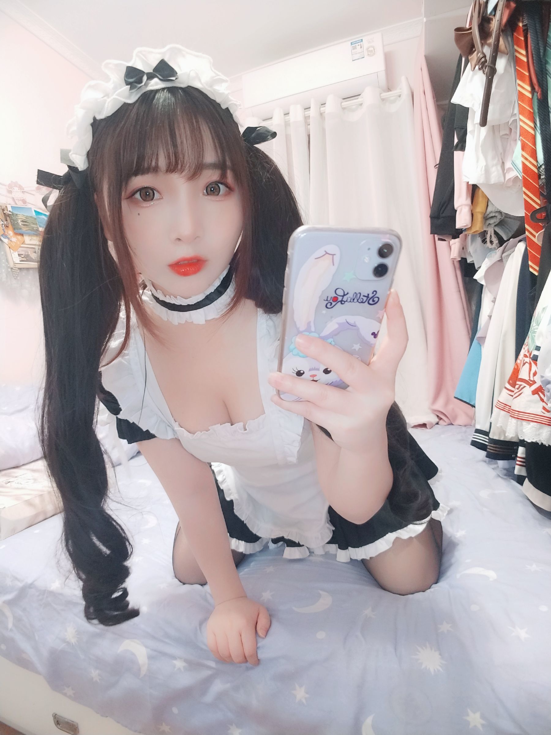 二次元美女古川kagura – 黑丝女仆 Cosplay-第28张