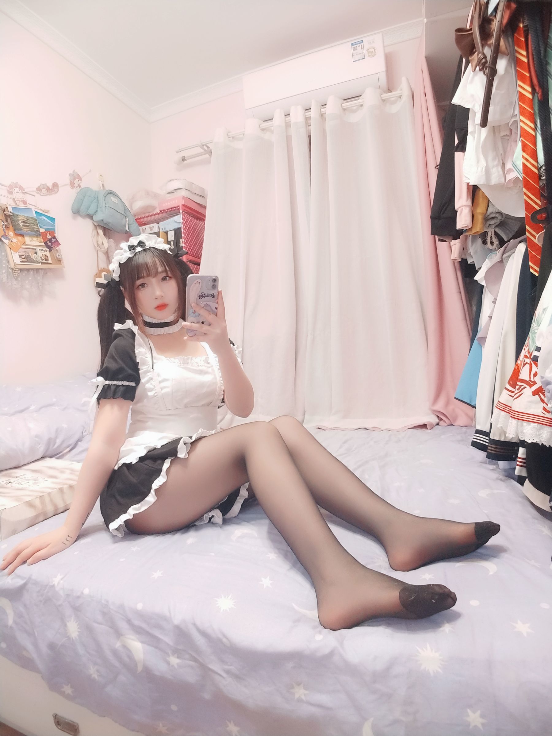 二次元美女古川kagura – 黑丝女仆 Cosplay-第26张