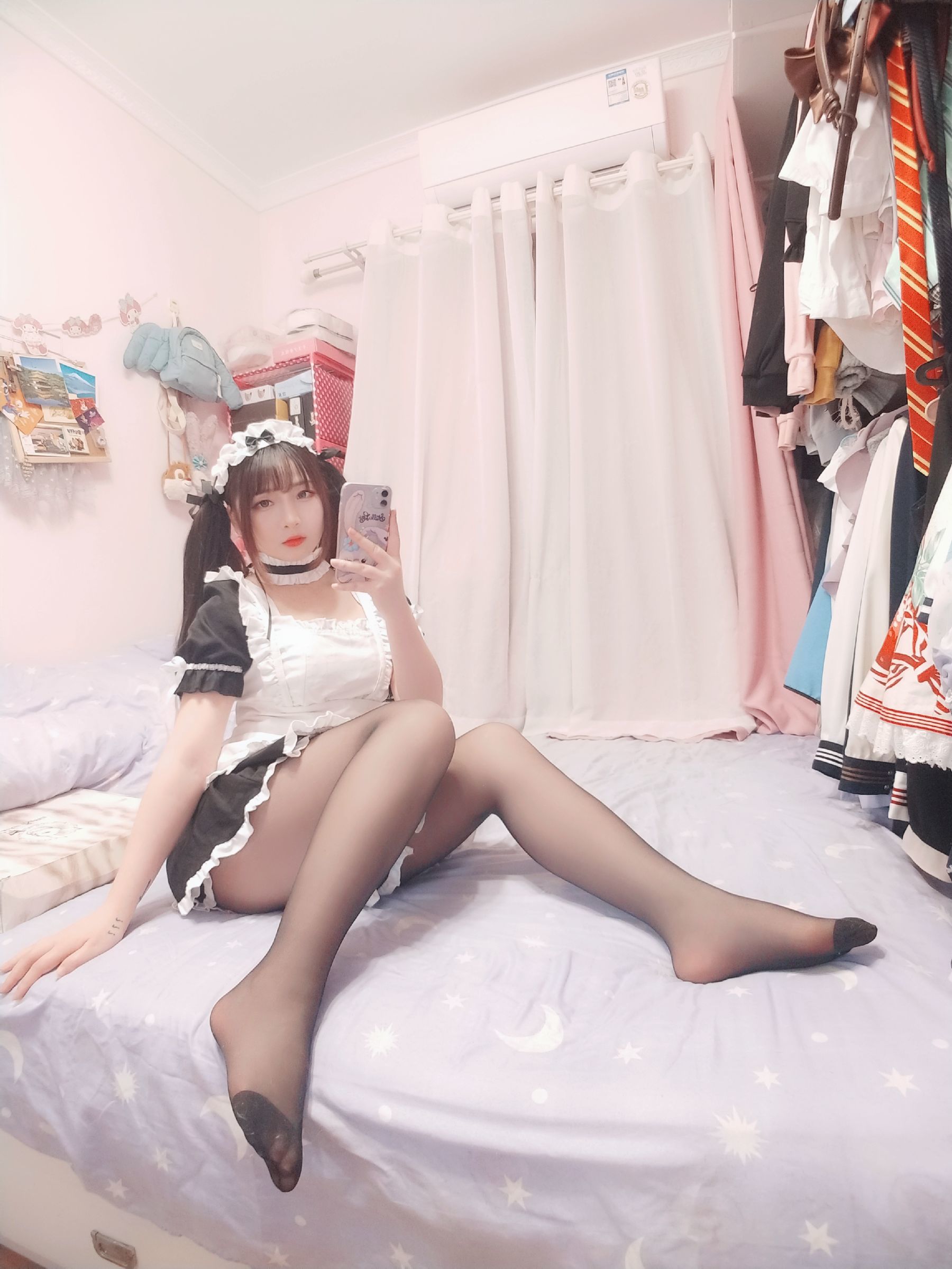 二次元美女古川kagura – 黑丝女仆 Cosplay-第30张
