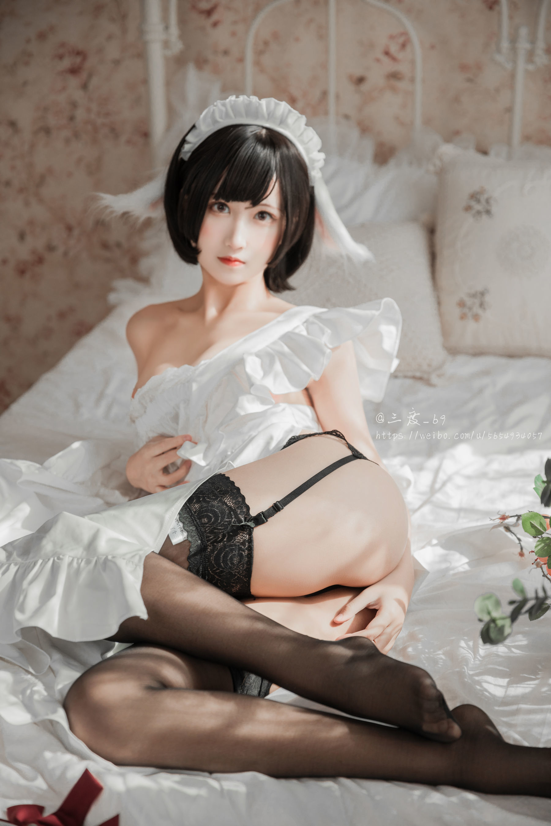 微博妹子三度_69 兔耳女仆 Cosplay-第26张