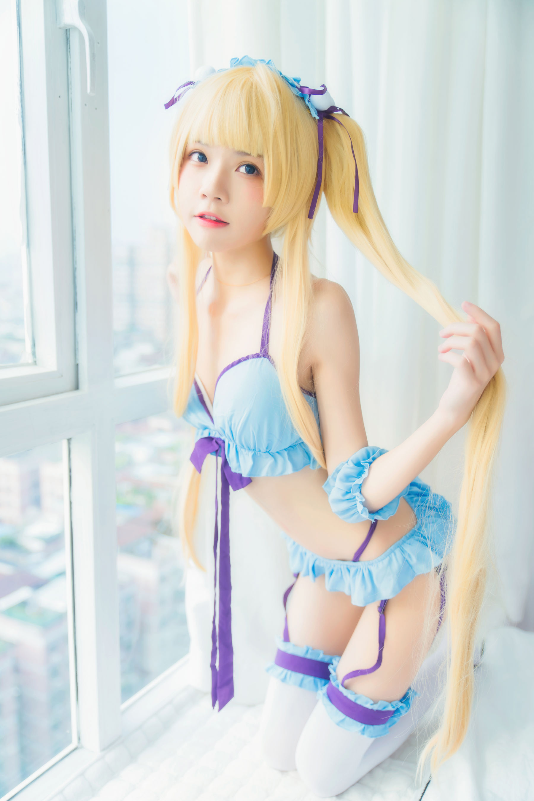 [萝莉COS] 桜桃喵《英梨梨COS 01》 Cosplay-第28张