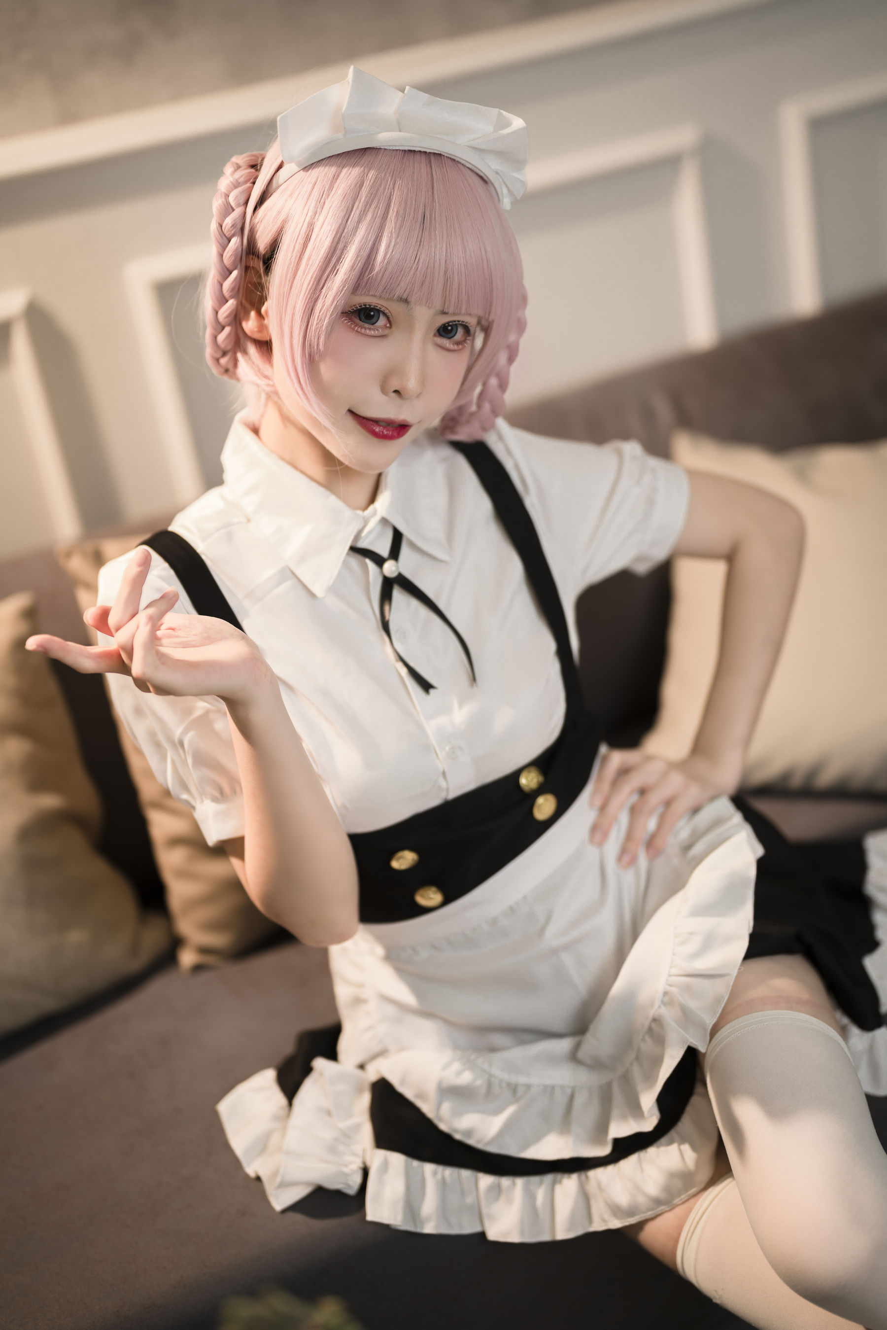 樱岛嗷 – 七草荠原皮+女仆 Cosplay-第1张
