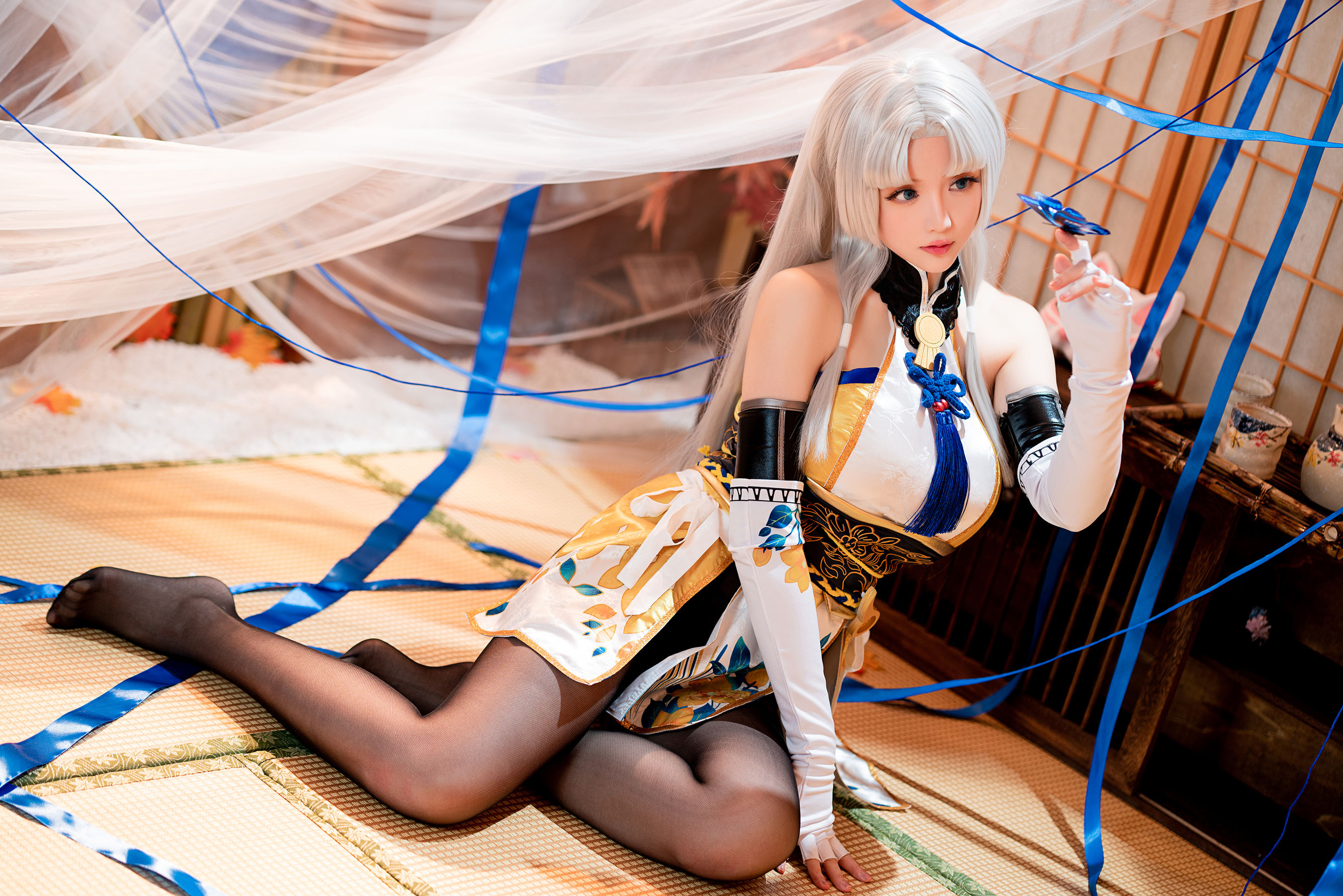 Coser小姐姐星之迟迟 – 胡桃 Cosplay-第24张